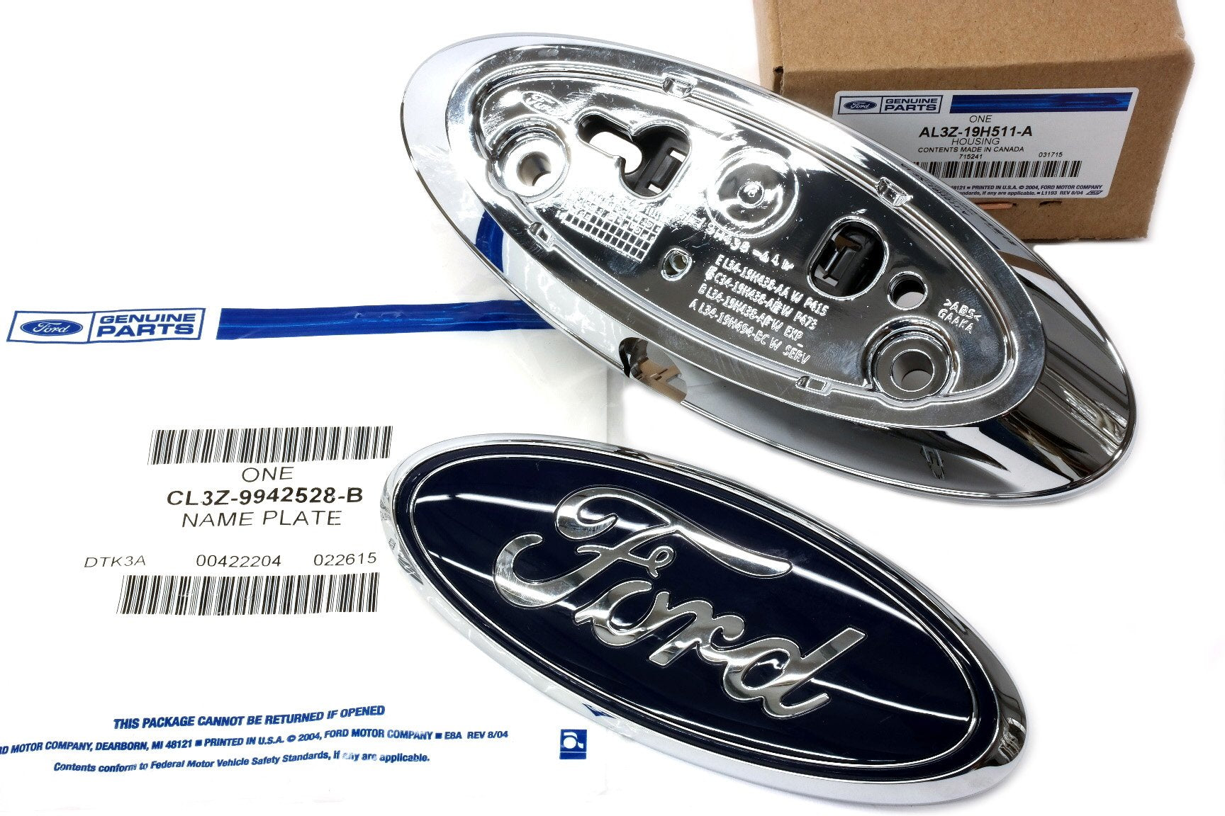 2009-2014 Ford F-150 Tailgate Back Up Camera Housing Bezel & Emblem Updated Oem