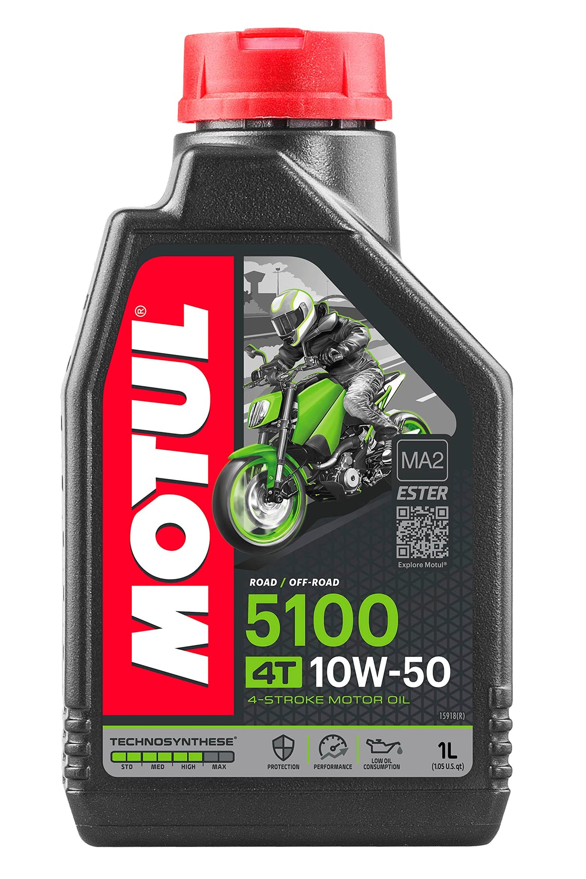 Motul 5100 4T 10W50 Synthetic Blend 1 Liter