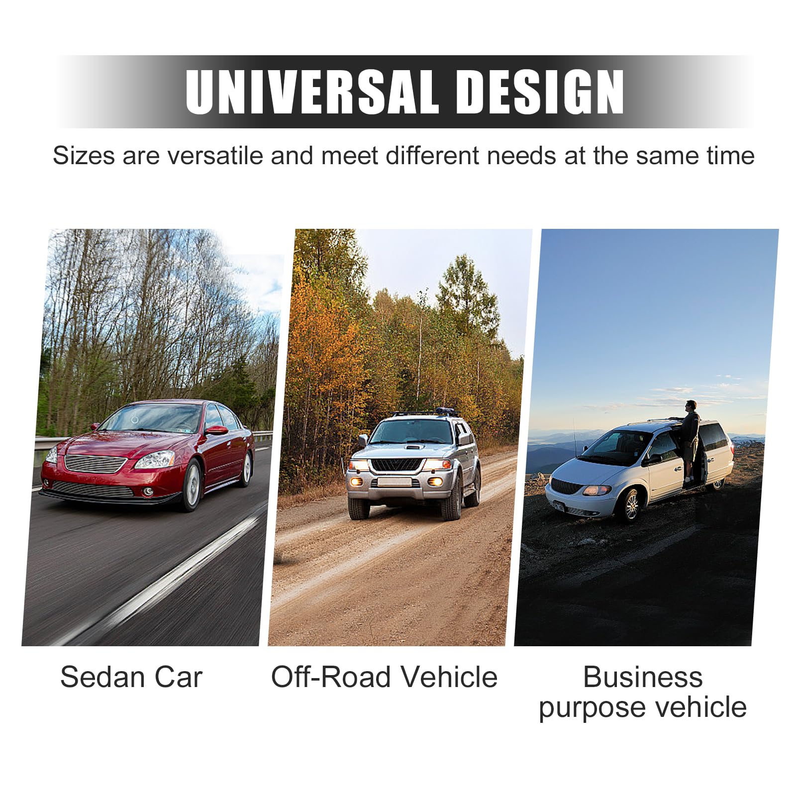 ZBGUN 1 PC Car Half Car Cover Sunshade, Windshield Hood All-Season Protection Waterproof Dustproof Frostproof Portable Car Cloth