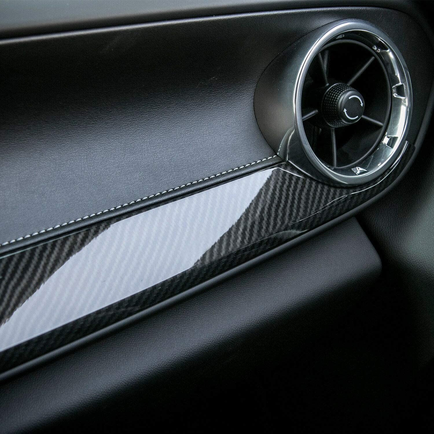 RT-TCZ for Camaro Passenger Dash Panel Trim Cover Carbon Fiber for Chevy Camaro 2017 2018 2019 2020 2021 2022 2023 Carbon Fiber