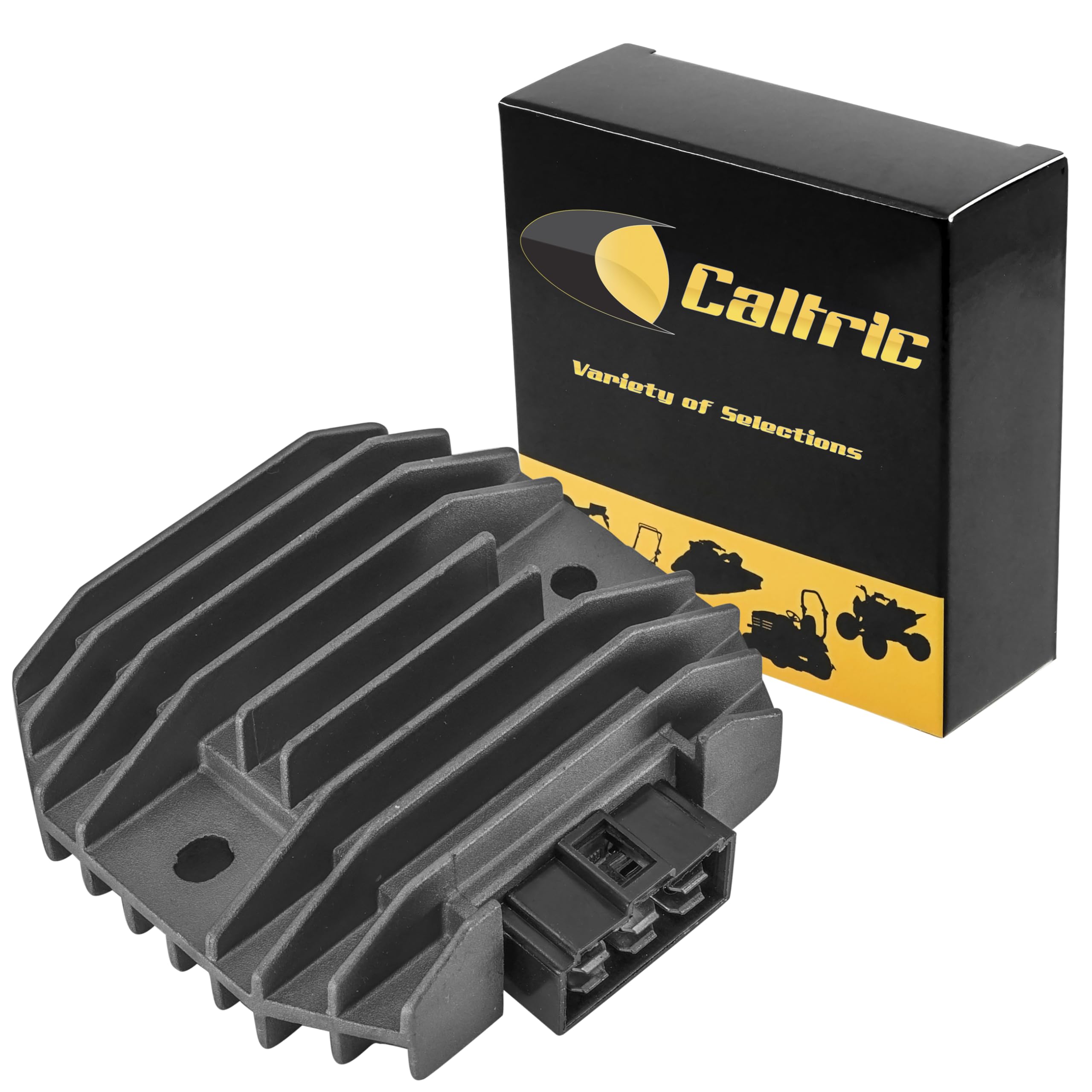 Caltric Regulator Rectifier Compatible with Kawasaki Atv Bayou 300 Klf300 Klf-300 1986-1991