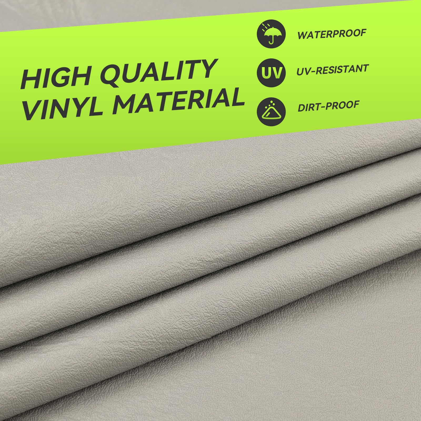 Rvmate Rv Tire Covers, Dual Axle Wheel Cover (1 Pack) Fits 30''-33'' Diameter Tires, Waterproof Anti-Uv Grey Dual Tire Covers Rv