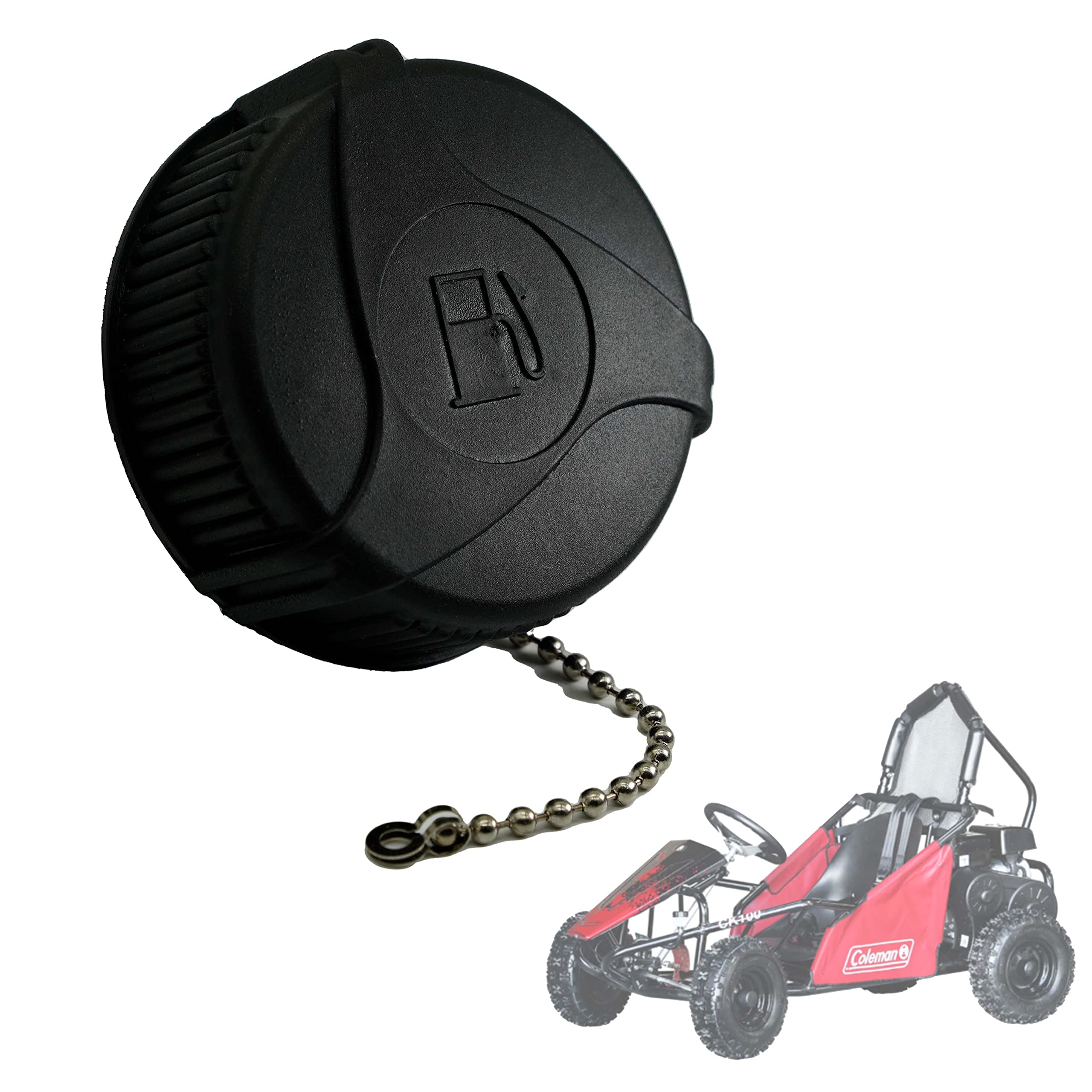 Jmchstore Coleman Go Kart Gas Cap For Ck100 Ck100-S 98Cc Go Kart Fuel Tank Lid