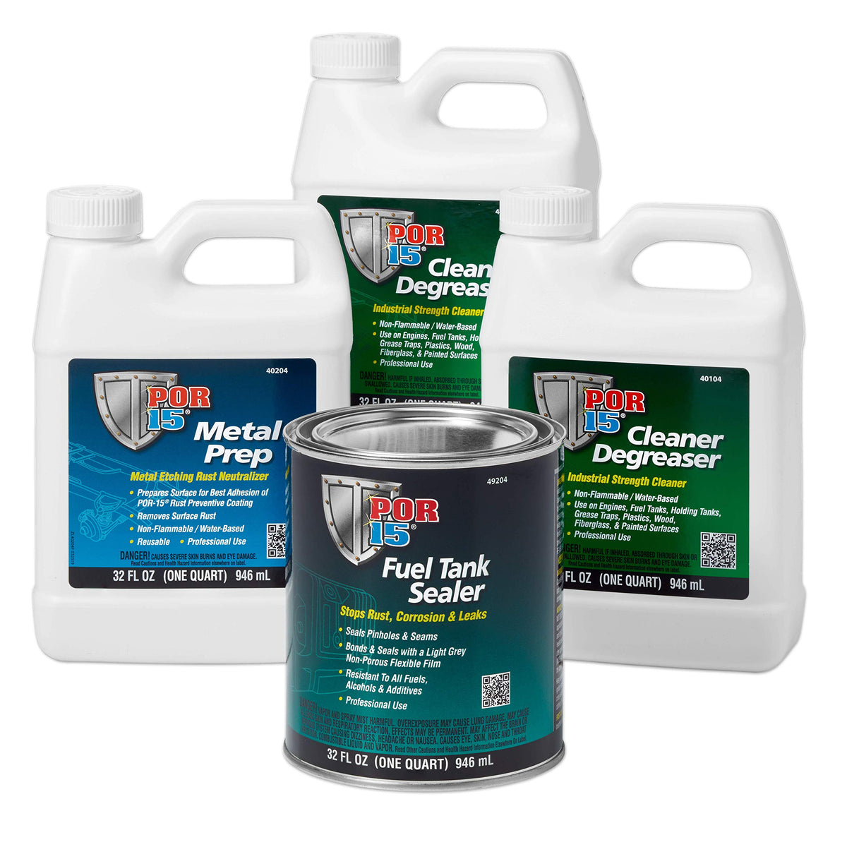 Por-15 49239 Fuel Tank Repair Kit - Automotive, 1 Quart