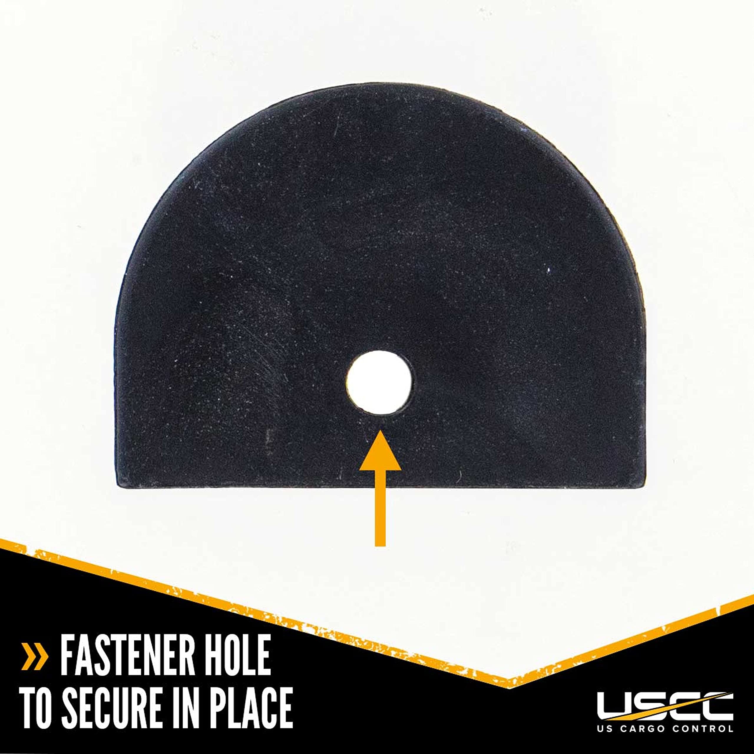 US Cargo Control Angled End Caps for L Track Rails (4-Pack), Eliminates Sharp Edges On Angled L Track Ends, Easily Roll Motorcyc