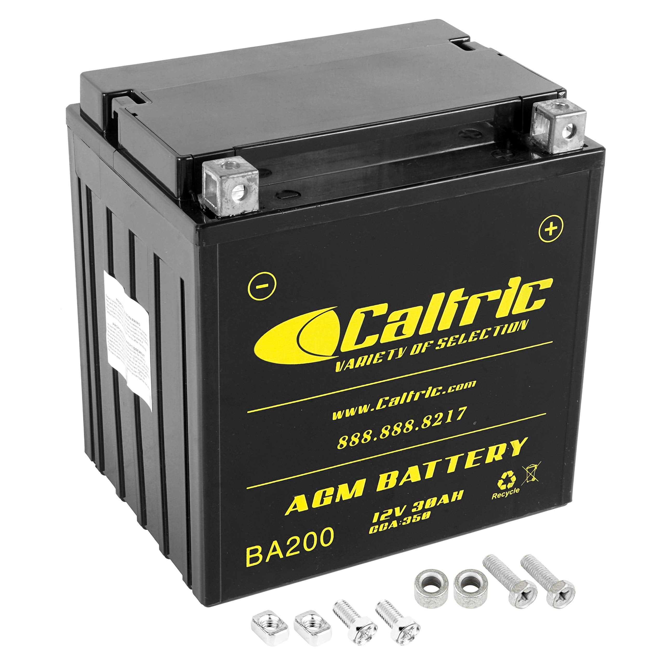 Caltric Agm Battery Compatible with Arctic Cat Wildcat 1000 4X4 2012-2015