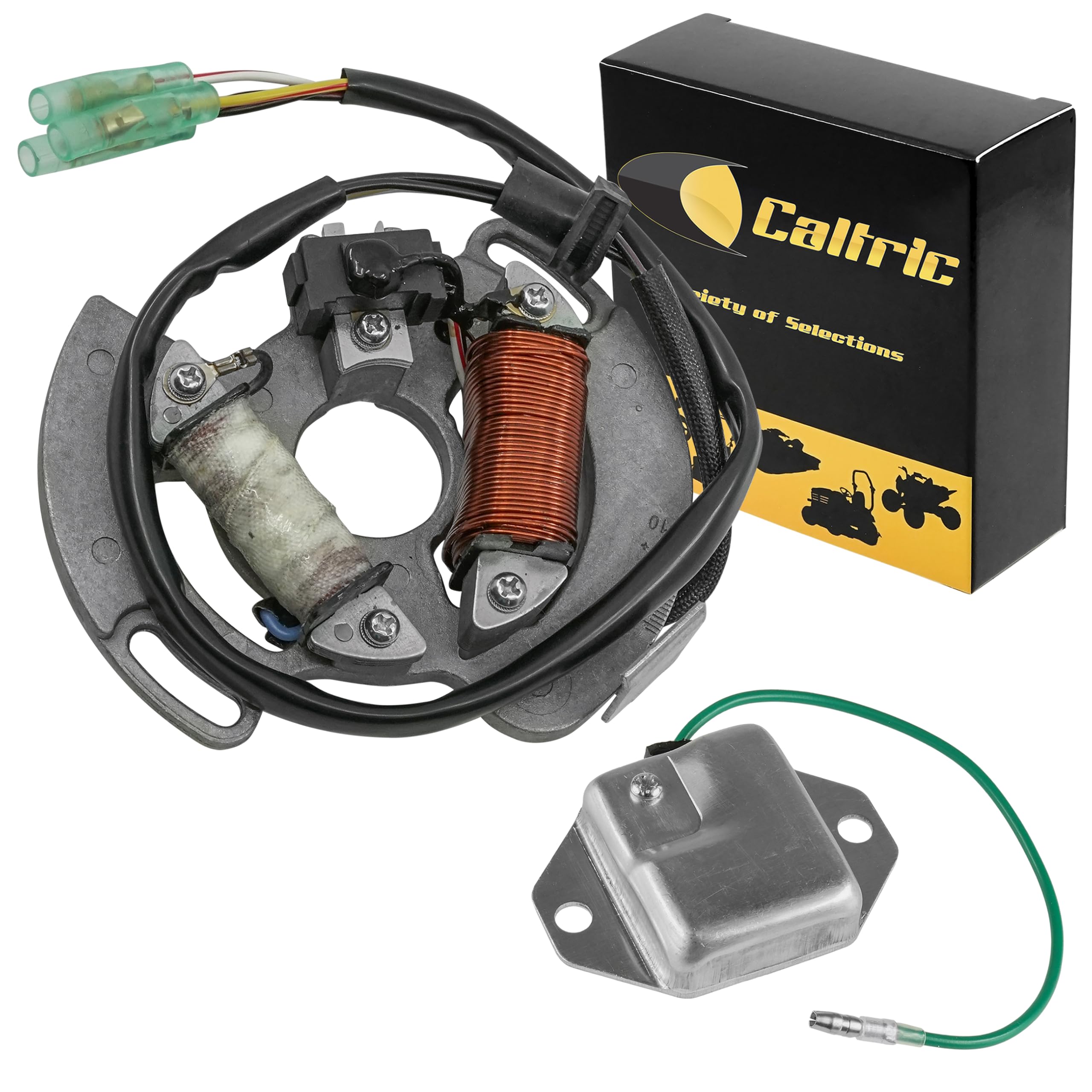 Caltric Stator & Regulator Compatible with Yamaha Blaster 200 Yfs200 Yfs-200 1997-2002
