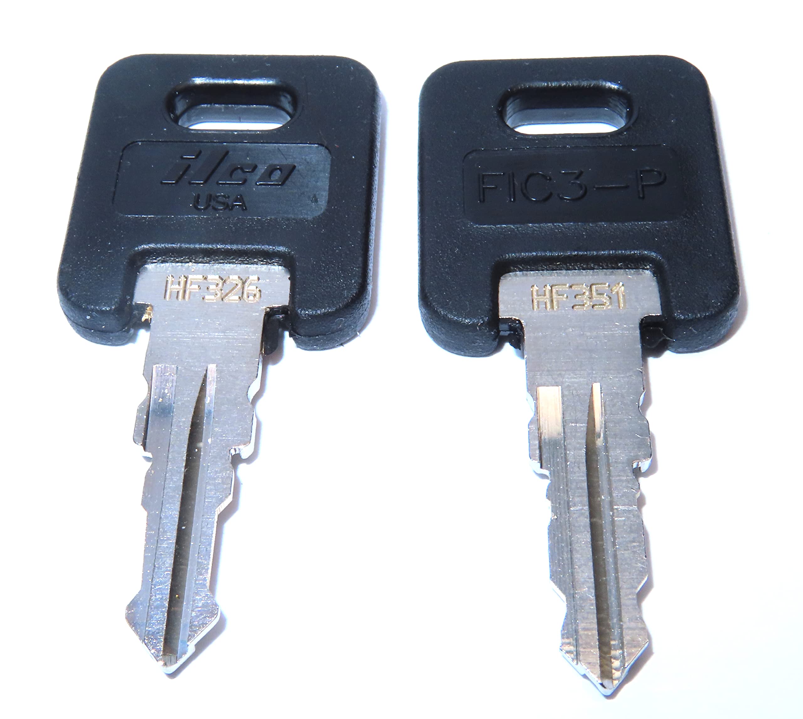 Ilco Replacement Keys For Rv Motorhome Trailer Keys Cut To Lock/Key Number From Hf326 T0 Hf351 Working Keys Travel Trailer Motor