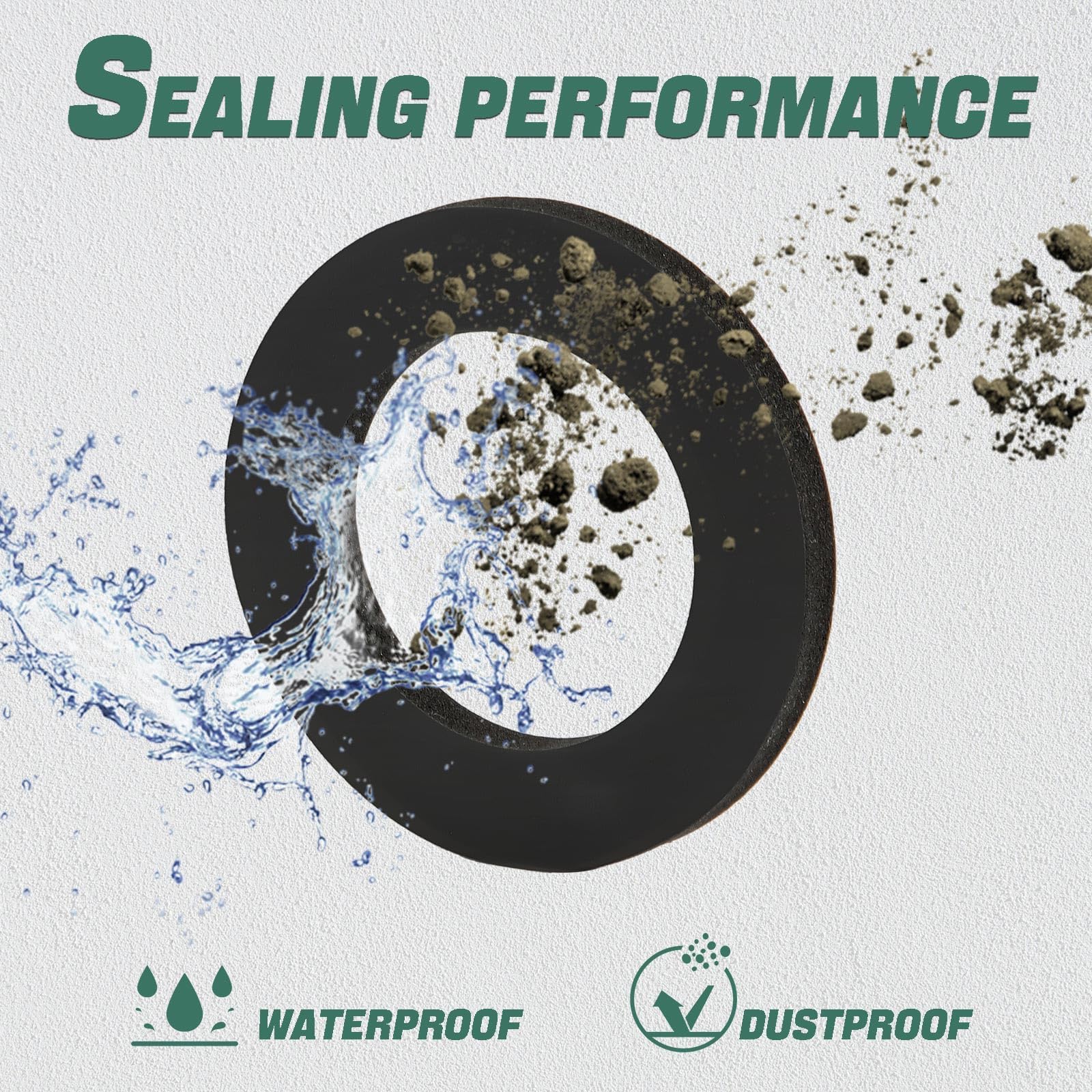 Himarklif Pto Seal Cover,Inner Clutch Cover Foam Seal Gasket Compatible With Polaris Ranger Rzr General Ace 900 1000 Crew Xp 2011-2019 Replace# 5813708