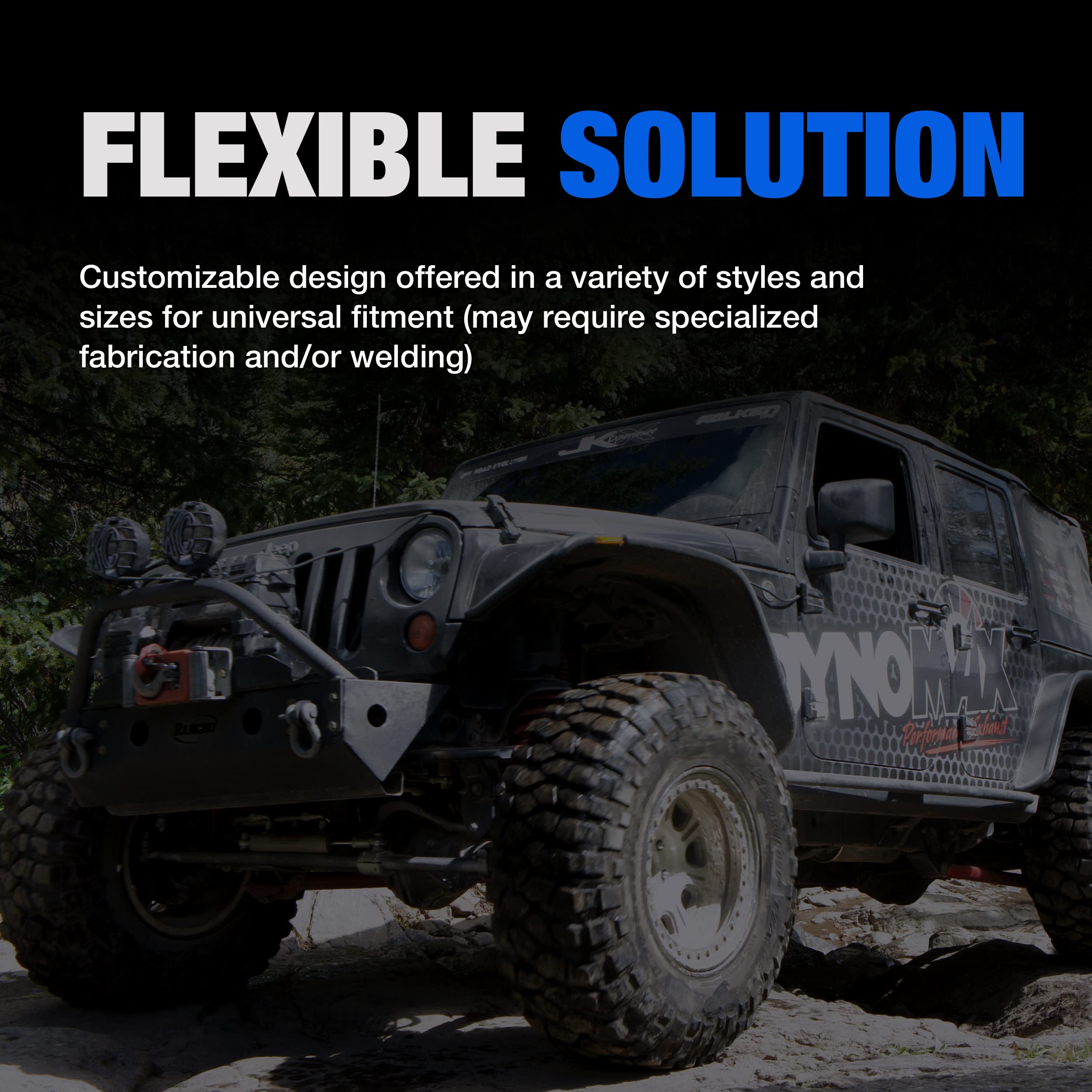 Dynomax Ultra Flo 17283 Exhaust Muffler For Jeep Wrangler