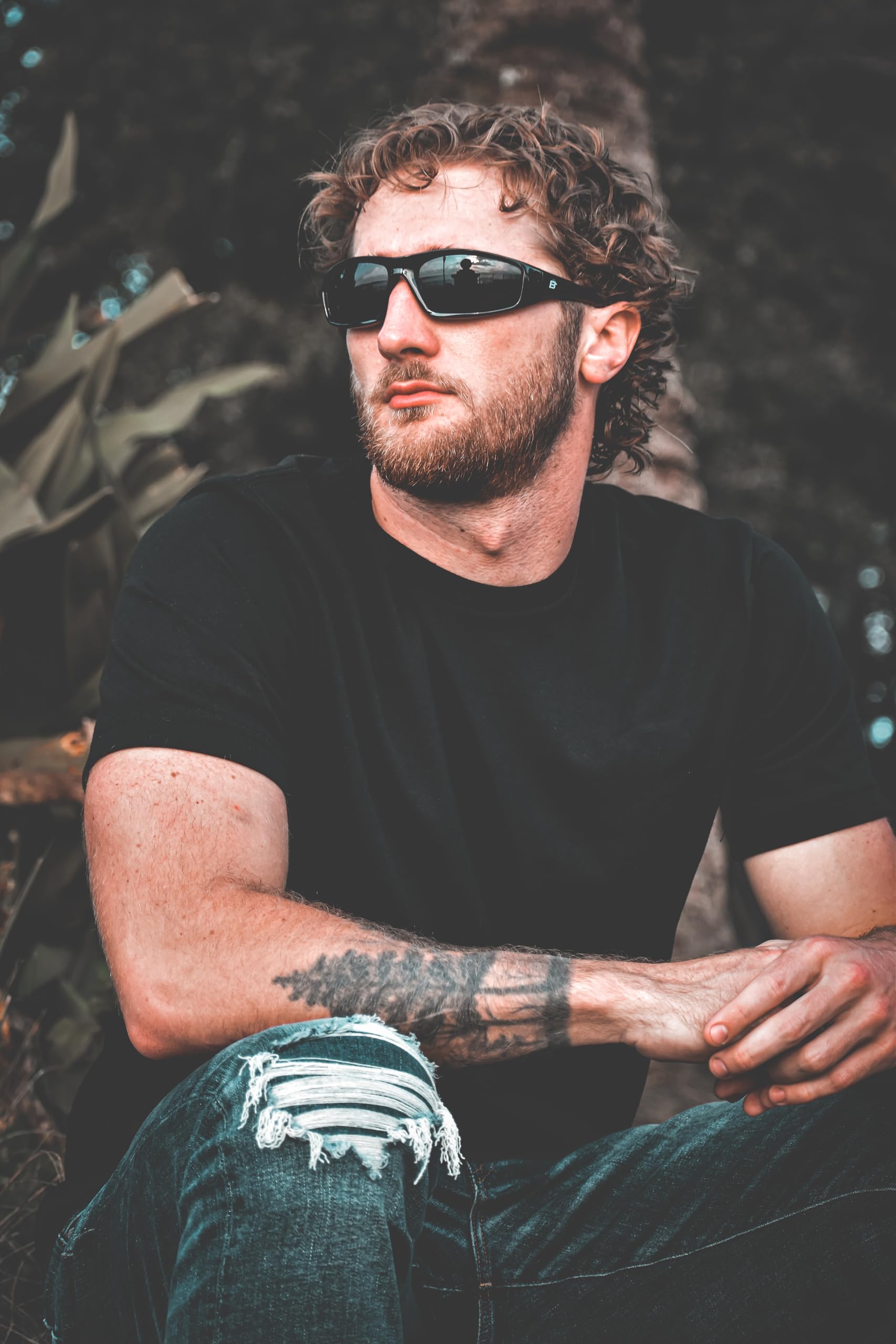 Birdz Eyewear Oriole Padded Motorcycle Glasses (Black Frame/Yellow Lens)