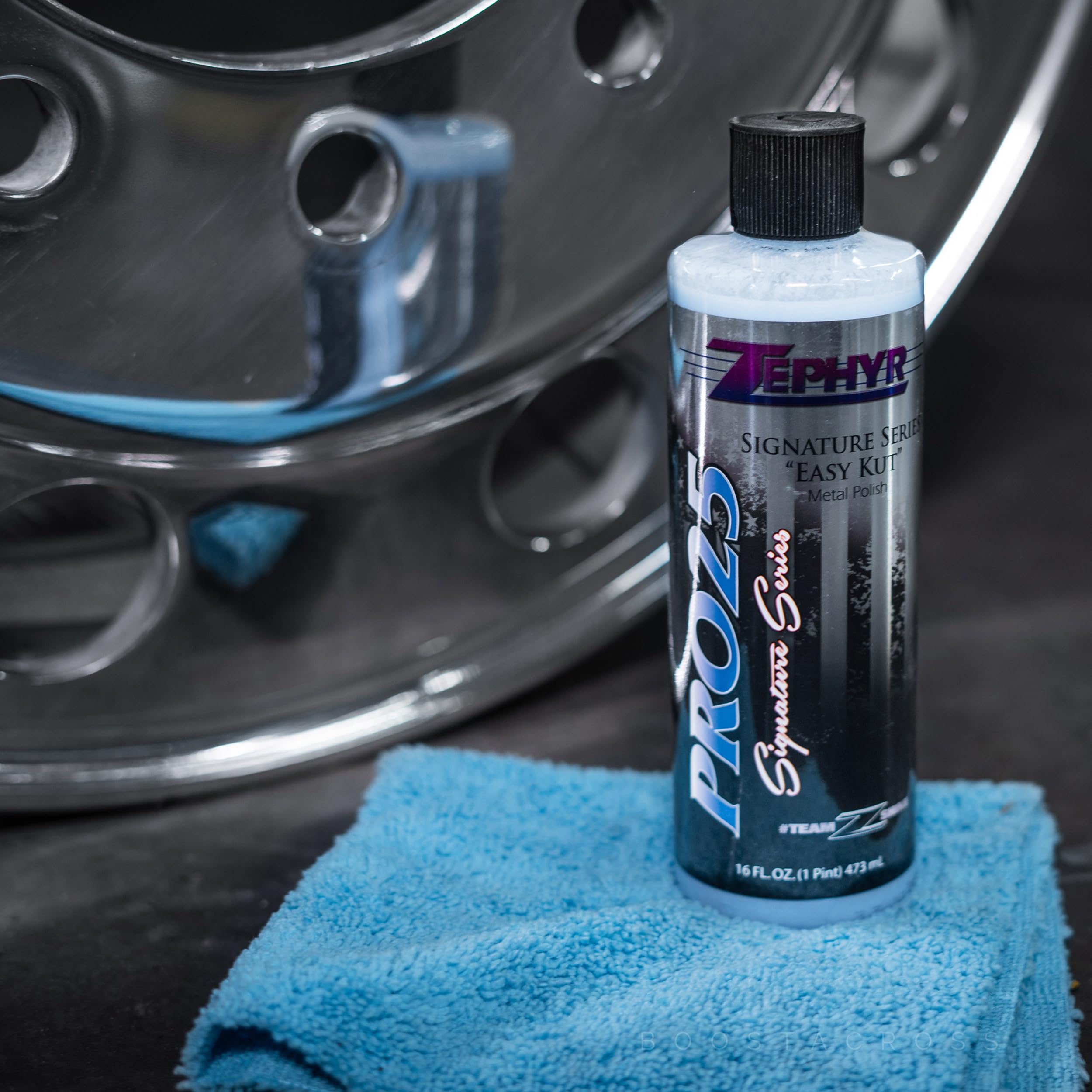 ZEPHYR CUSTOM POLISHING PRODUCTS Ultra Shine Metal Polishing Kit for Aluminum and Stainless on Semi and Lifted Trucks on Aluminu