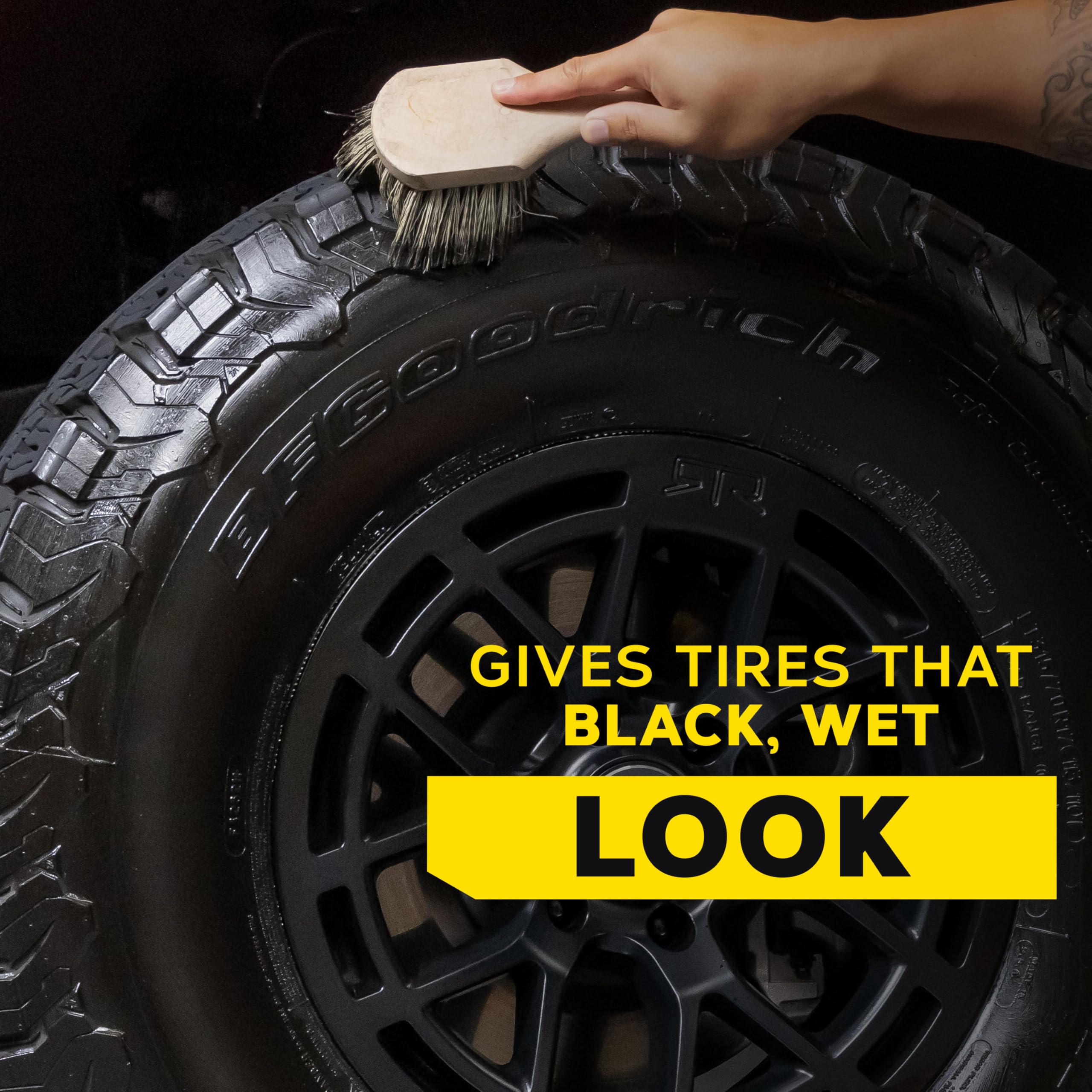 Meguiars Ultimate Insane Shine Tire Spray - Premium Tire Dressing that Delivers a Lasting High Gloss Wet Look and is Easy to Use