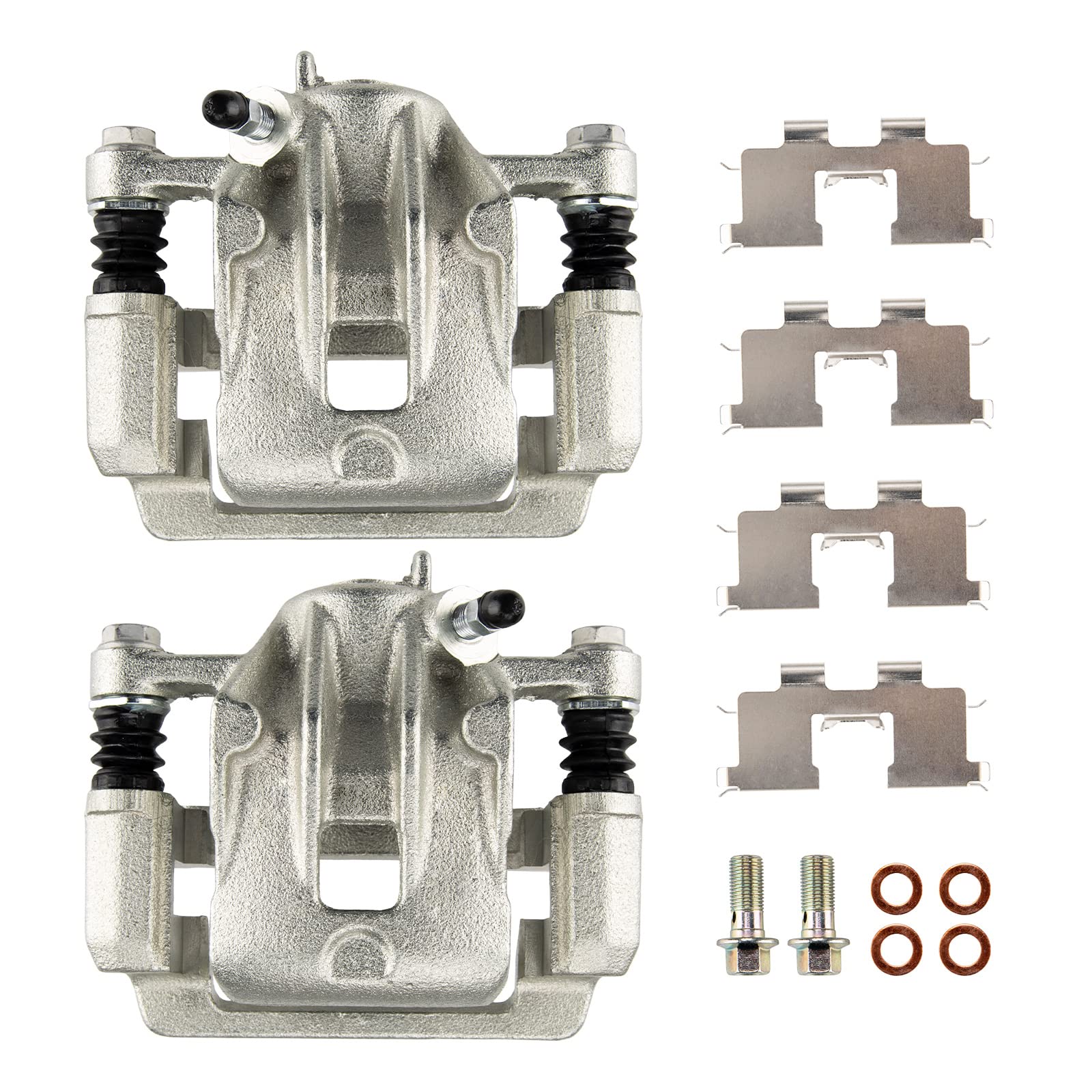 Kax Rear Brake Caliper 19B3100+19B3101 Compatible For Sonata 2006-2008, Sport-Age 2005-2010, Tucson 2005-2009, Optima 2006-2010,