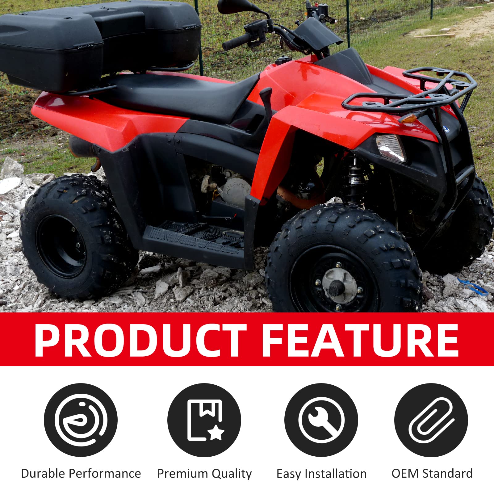 Rear Foot Brake Master Cylinder for Polaris Scrambler 500 400 Magnum 325 500 330 Trail Blazer 250 330 400 Trail Boss 325 330 Xpe