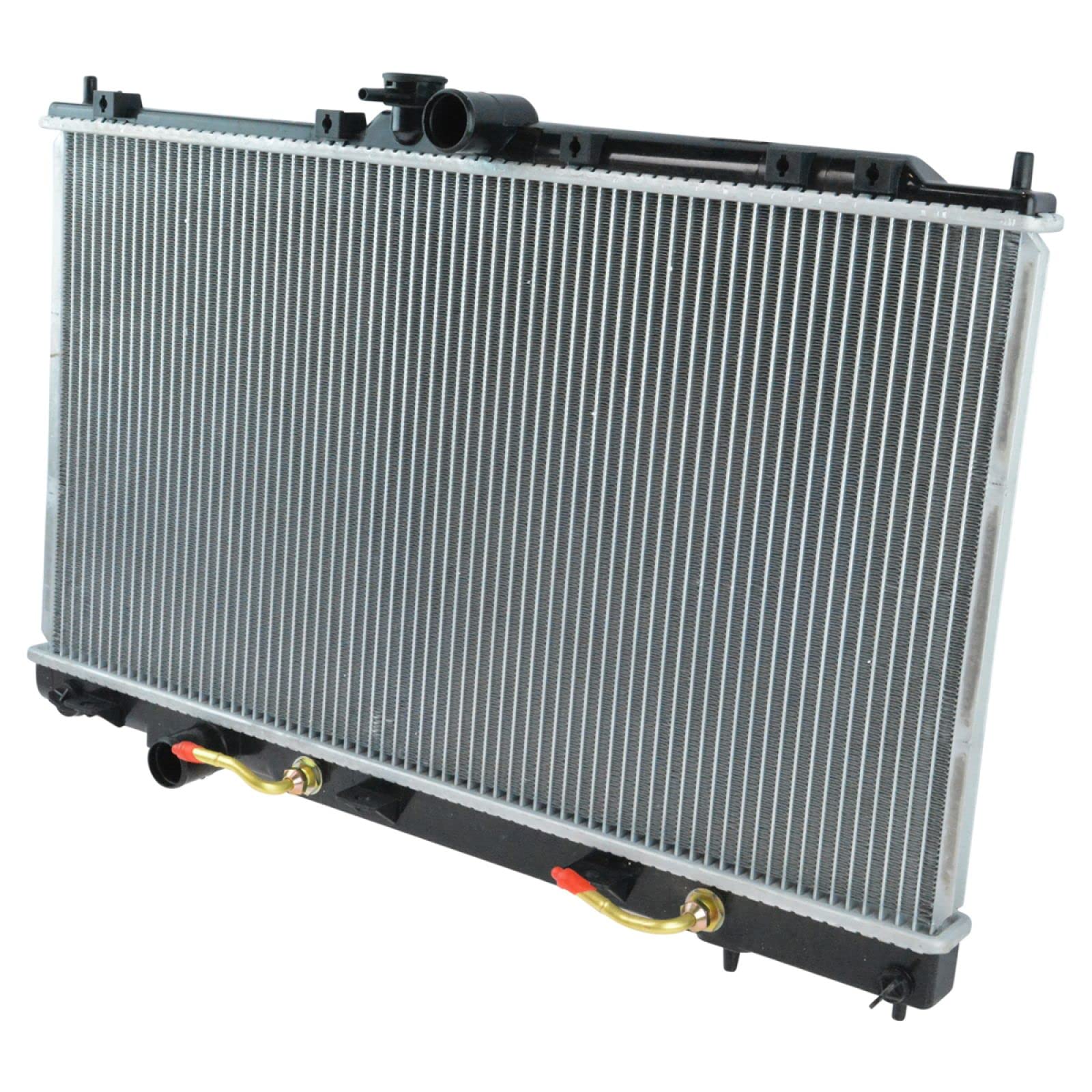 Trq Radiator Assembly Aluminum Core Compatible With 02-07 Mitsubishi Lancer Cu2448 Mi3010194