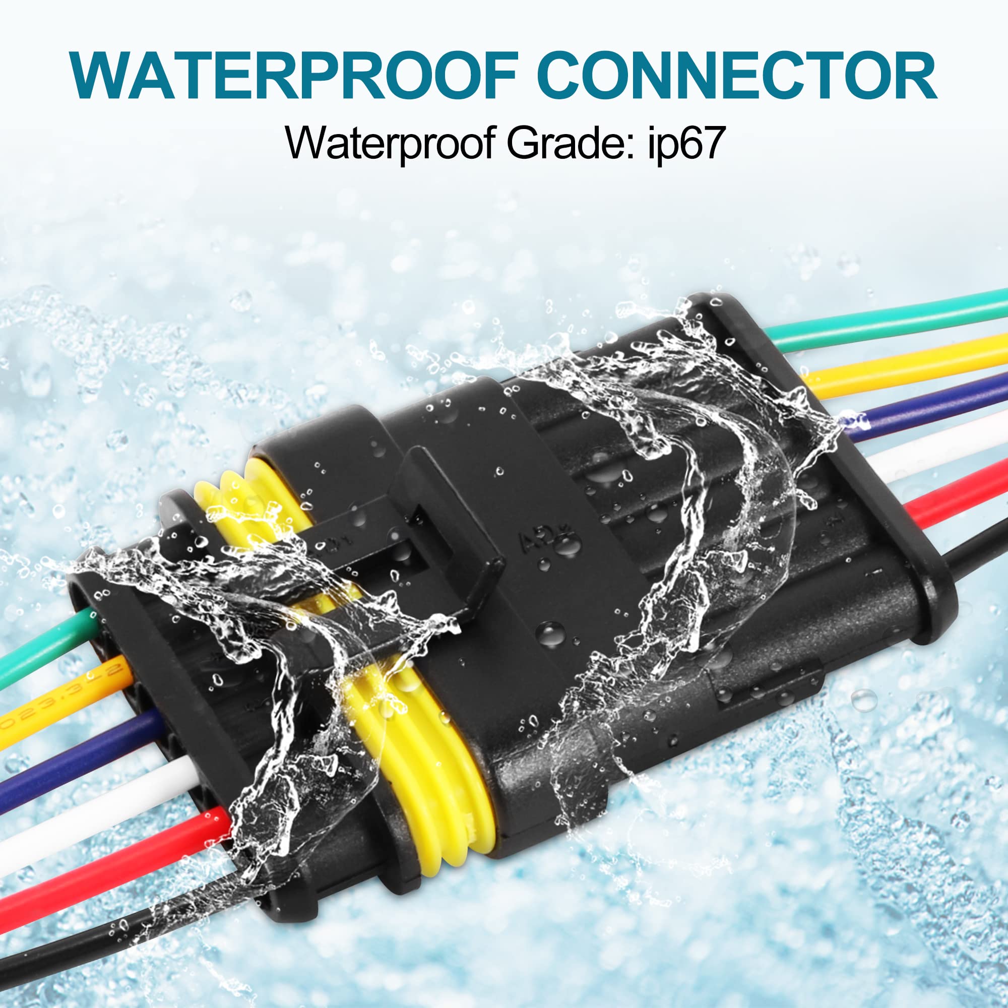 G 6 Pin Way Electrical Wire Connector Male Female Plug Socket Quick Disconnect Waterproof Plug Play For Car Truck Motorcycle Mar