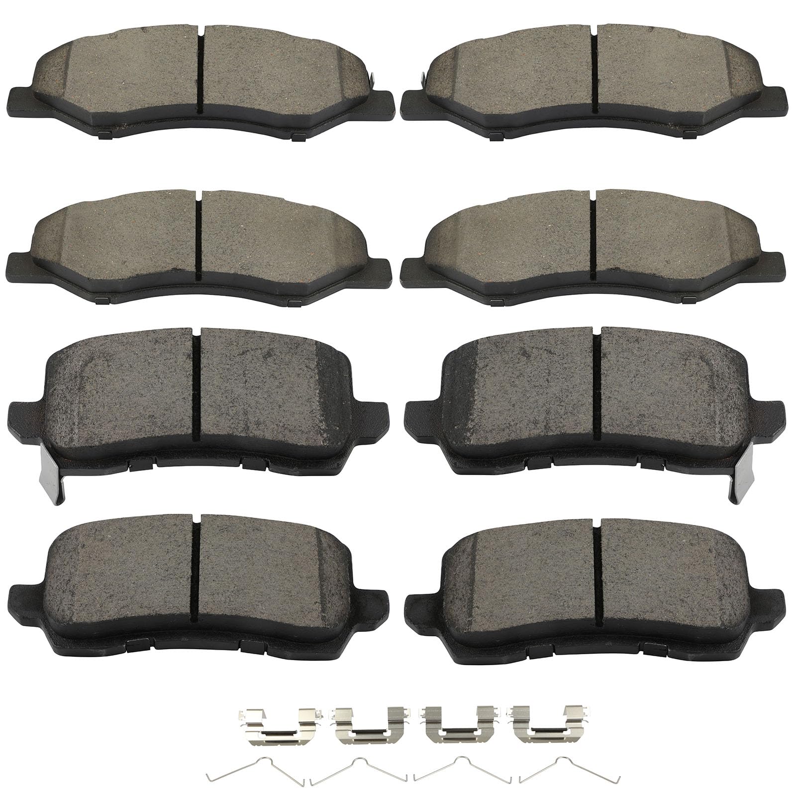 Scitoo D2089 D2372 Front & Rear Ceramic Brake Pads Sets Replacement For Honda For Odyssey 2021 2022 2023
