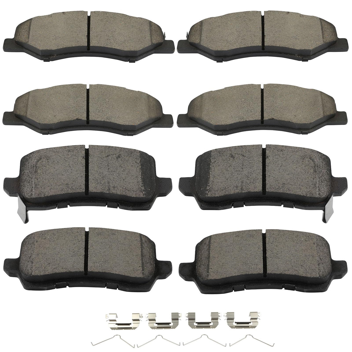 Scitoo D2089 D2372 Front & Rear Ceramic Brake Pads Sets Replacement For Honda For Odyssey 2021 2022 2023
