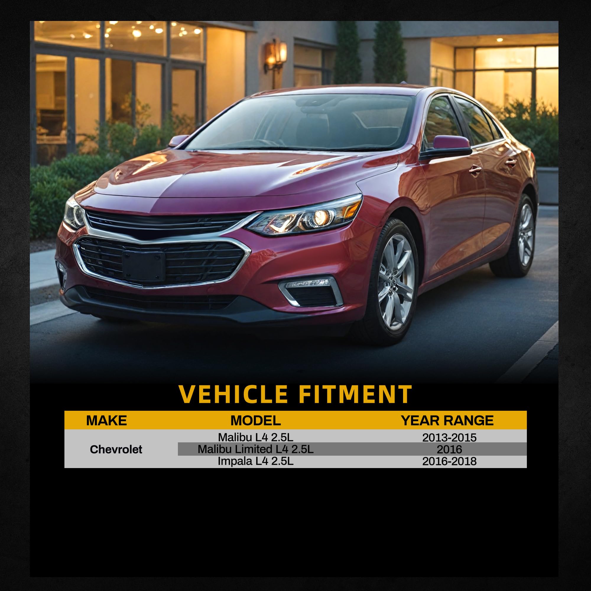 Dwvo Radiator Complete Radiator Compatible With 2013-2015 Chevy Malibu 2016 Malibu Limited 2016-2018 Impala Ls Lt Ltz L4 2.5L