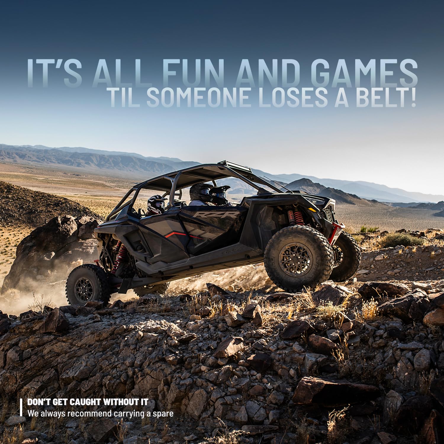 Polaris RZR Drive Belt for Specific Pro R and Pro R 4 Models, Including Sport, Premium, Ultimate, Ultimate Launch and More, Runs