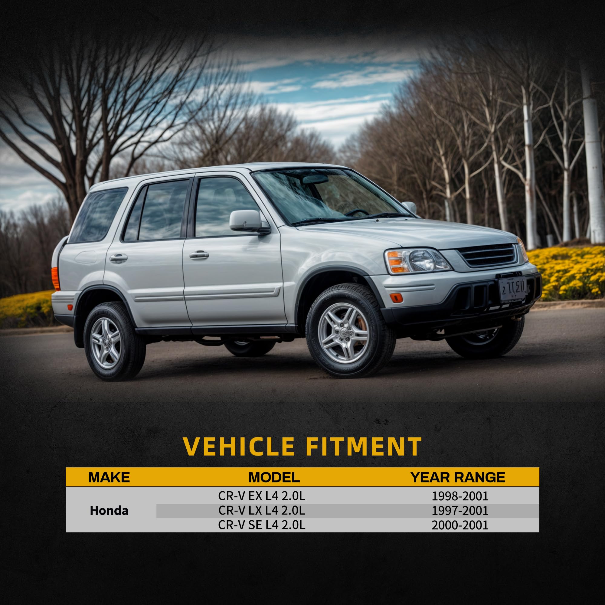 Dwvo Radiator Compatible With 1997 1998 1999 2000 2001 Crv 2.0L