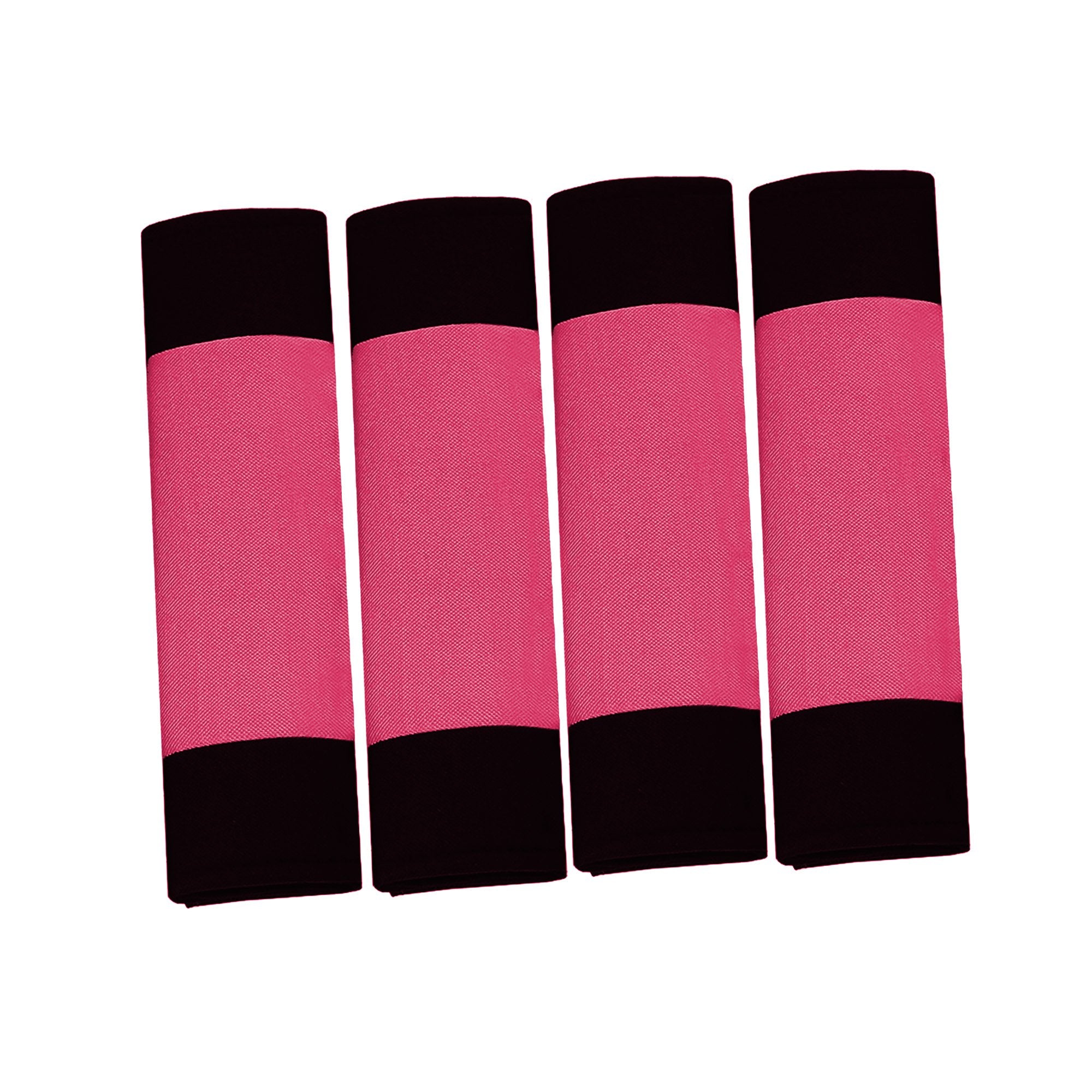 Fh Group Universal Fit Modernistic And Seat Belt Pads Combo Set Steering Wheel Cover Fits Most Cars, Suvs Pink