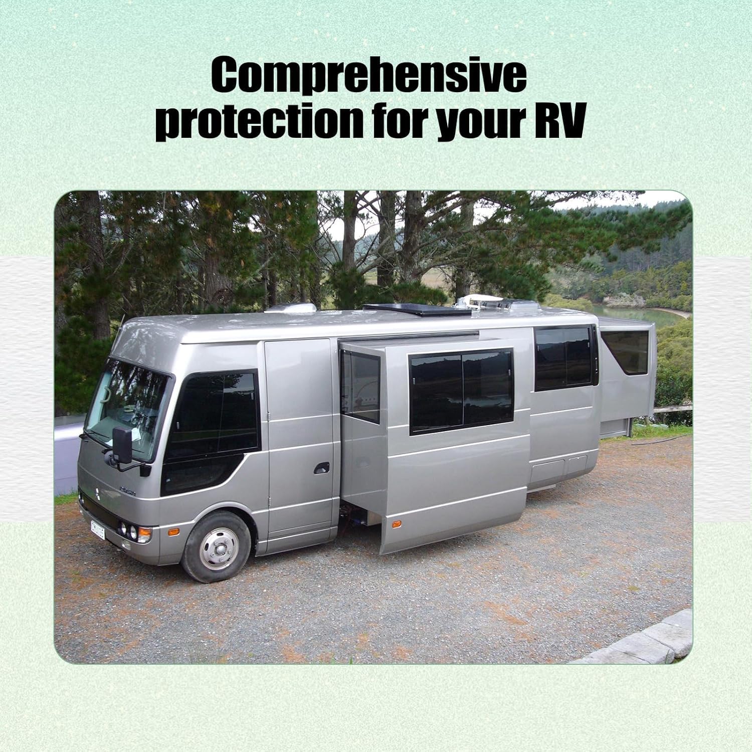 JISKAIAI Upgraded RV Slide Out Ski Set, RV Floor Saver Corner Edge Protector Tracks Prevent Sticking/Catching