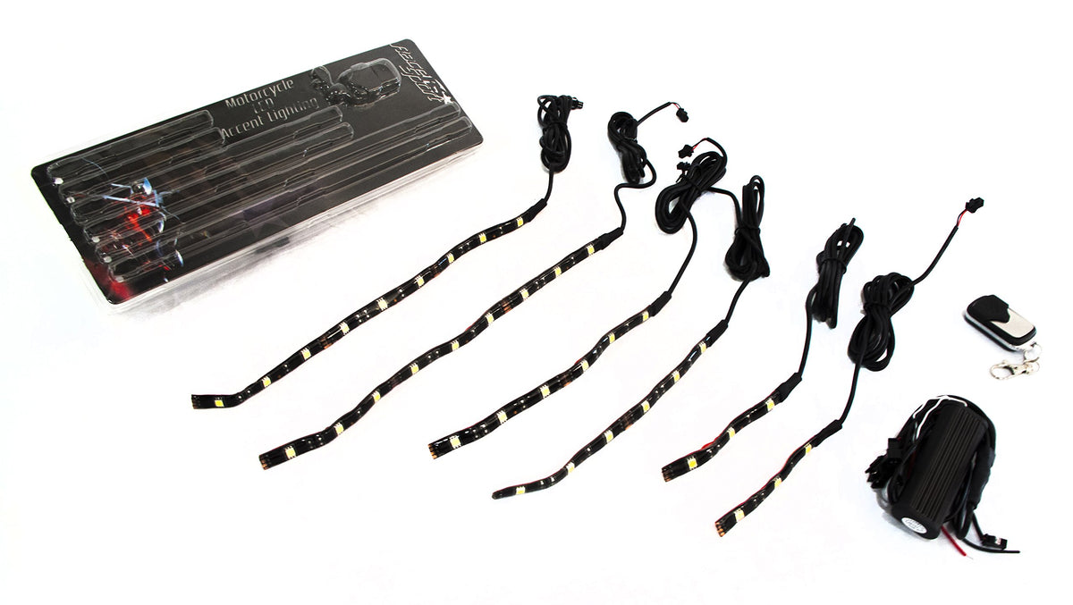 Race Sport RS-6-MOTO-RGB Motorcycle Accent Light Kit