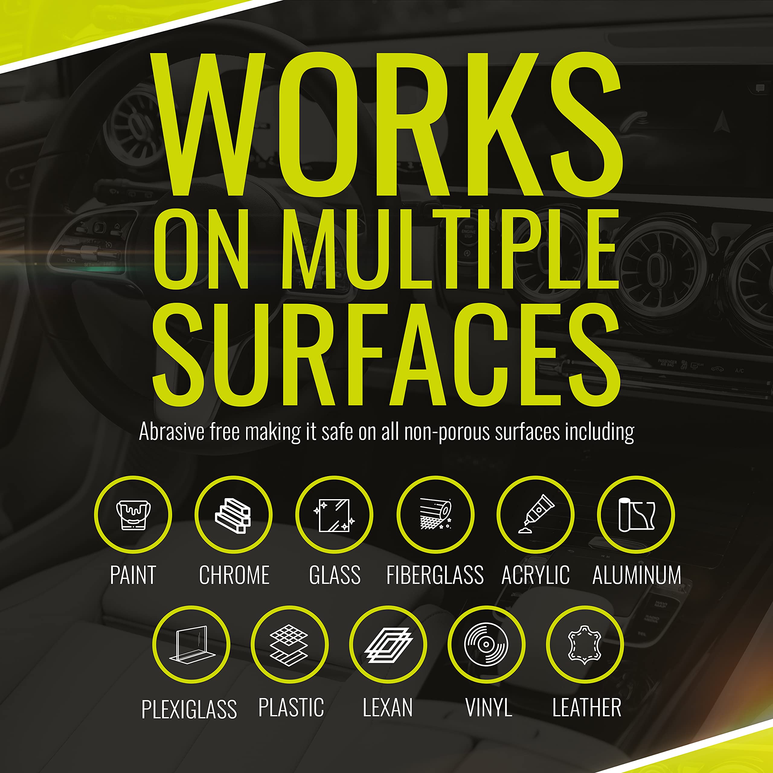 Bugslide Bug Remover – All Purpose Car Cleaner & Detailer Spray, For Vehicle Interior & Exterior Use, Shines, Degreases, Polishes, Wipes Away Bugs On Plastic, Metal,Glass, Windows, Mirrors, 32 Oz