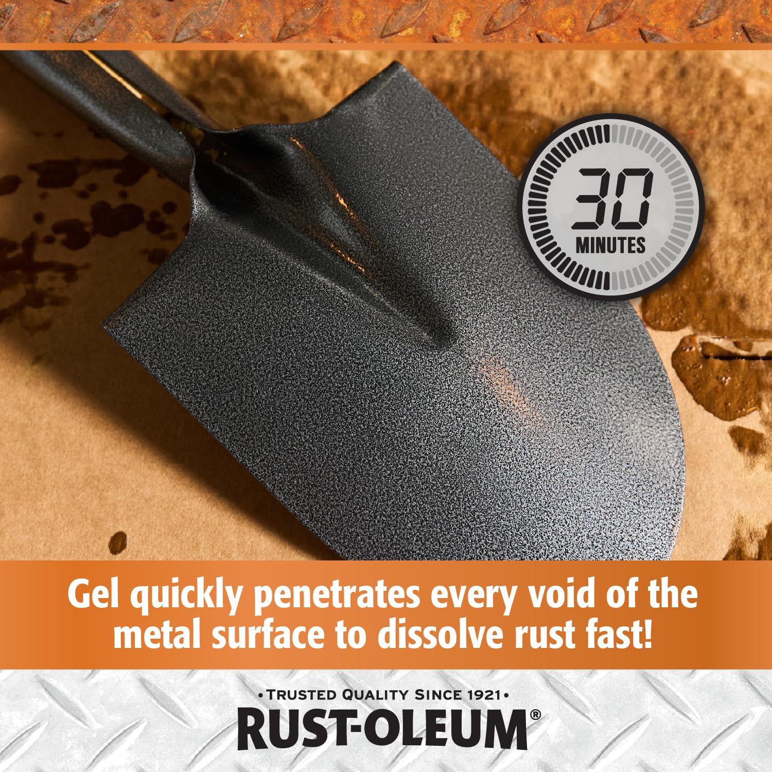 Rust-Oleum 300112-6Pk Rust Dissolver Gel Spray, 32 Oz, 6 Pack