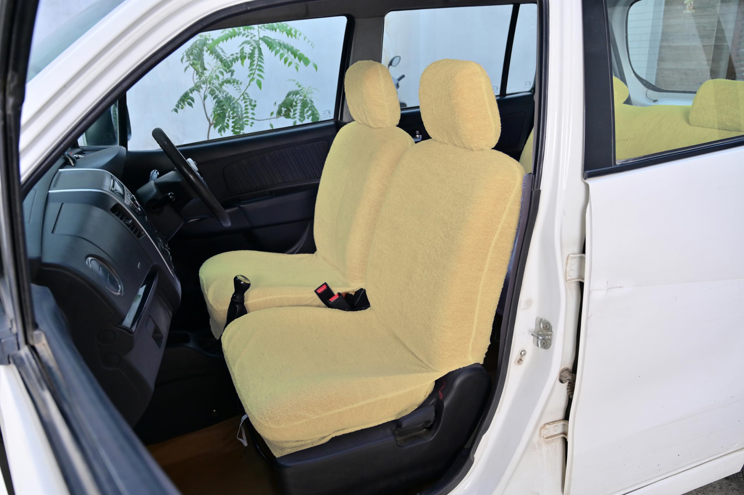 Chiefride Cotton car seat Cover for WagonR (Towel Type)(Cotton)(Elastic Fitting for Easy Installation) (4)