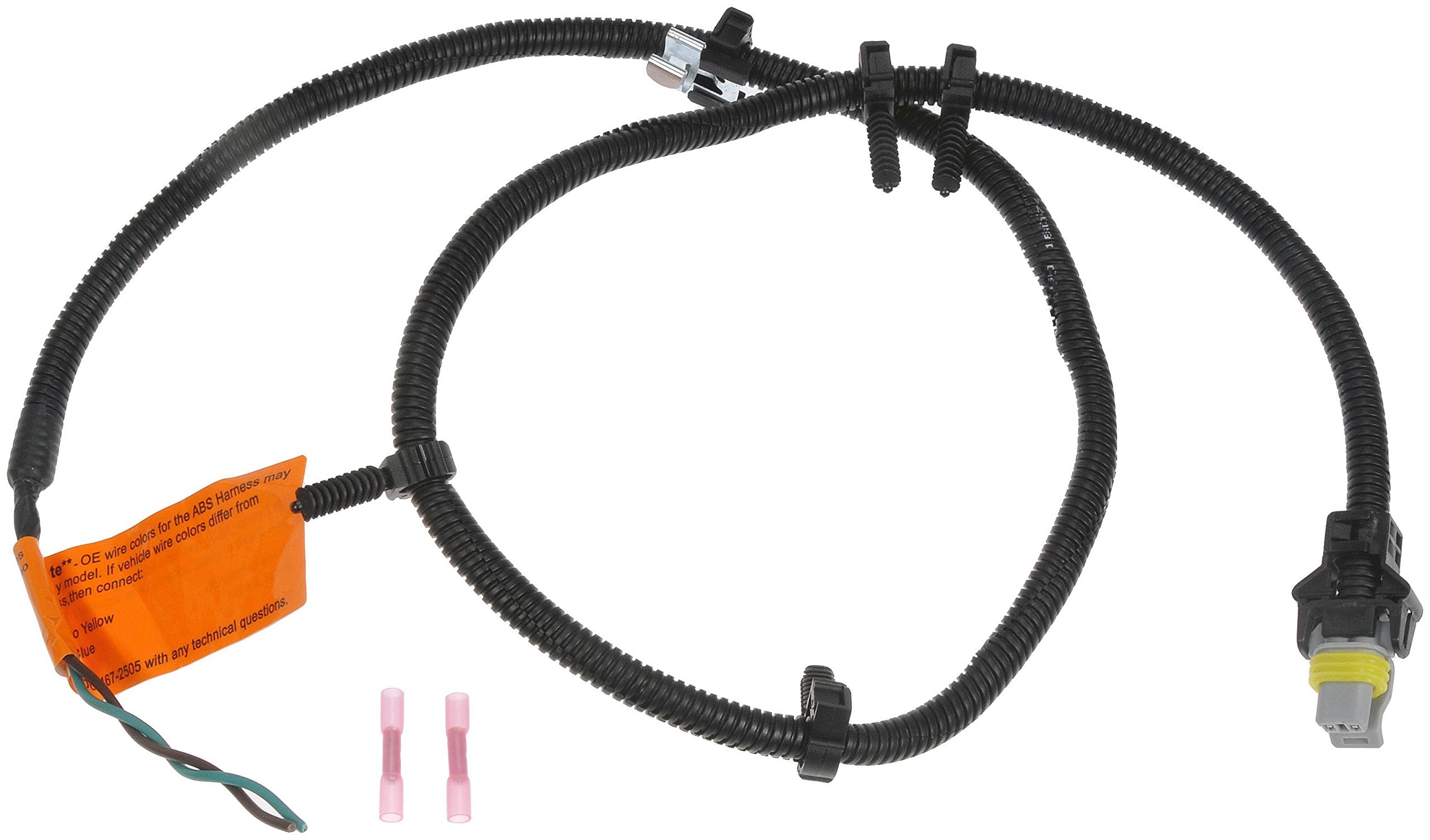 Dorman 970-041 Front Passenger Side Abs Wheel Speed Sensor Wiring Harness Compatible With Select Chevrolet Models , Black