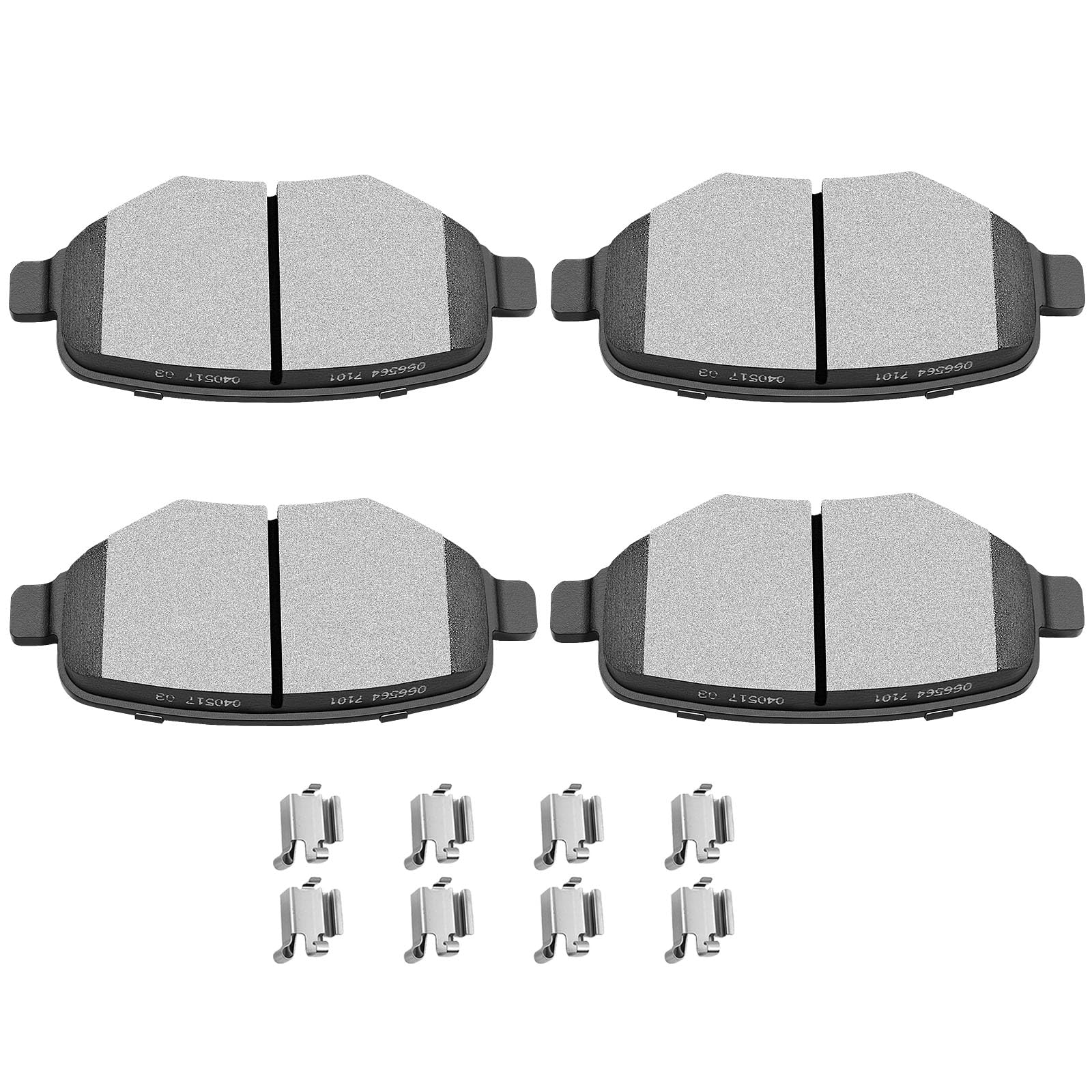 Scitoo Ceramic Brake Pads, 4Pcs Rear Brake Pads Brakes Kits Fit For Ford Edge,Explorer,09-17 For Ford Flex,10-18 For Ford Taurus