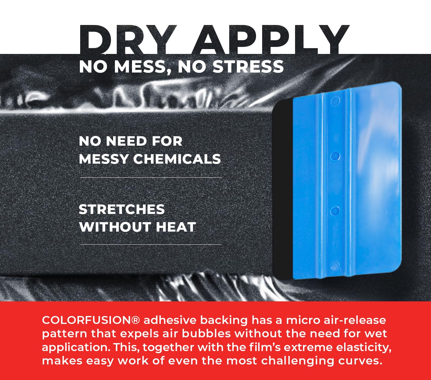 Colorfusion Ppf By Vvivid, Gloss Metallic Shadow Ash Grey Dry Apply Ppf Vinyl Car Wrap Roll 10Ft X 5Ft