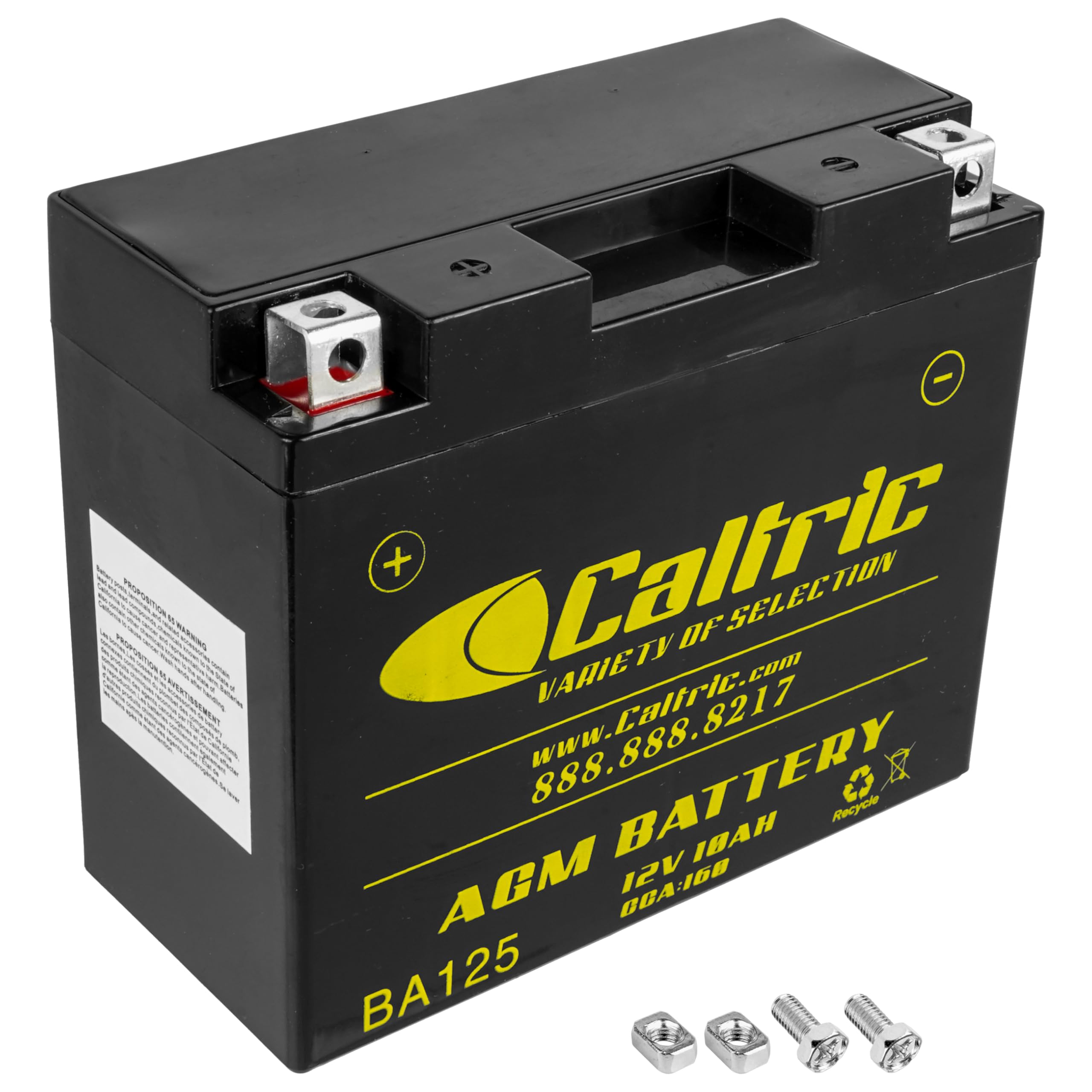 Caltric Agm Battery Compatible with Yamaha R1 Yzf-R1 Yzfr1 1998 1999 2000 2001 2002 2003