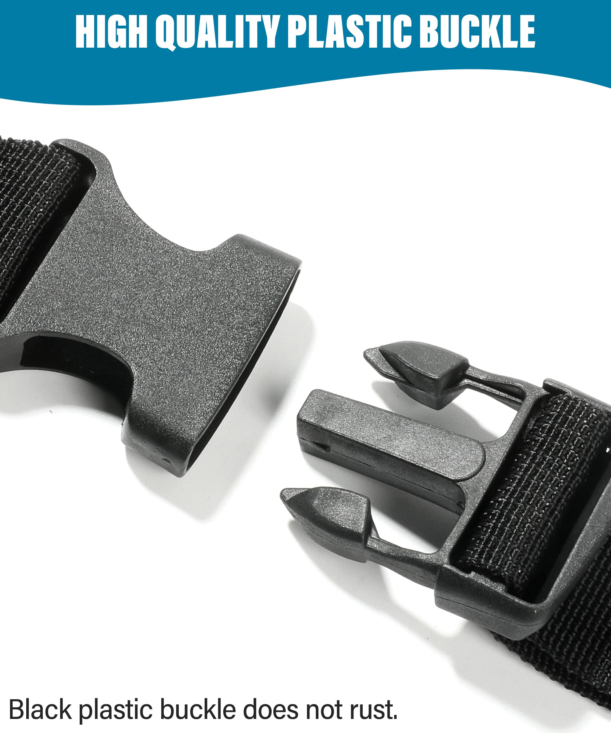 Esewalas 38 Inch Battery Tie Down Strap,Battery Straps For Boats,Premium Tie Down Nylon Strap With Quick Release Buckle,Battery