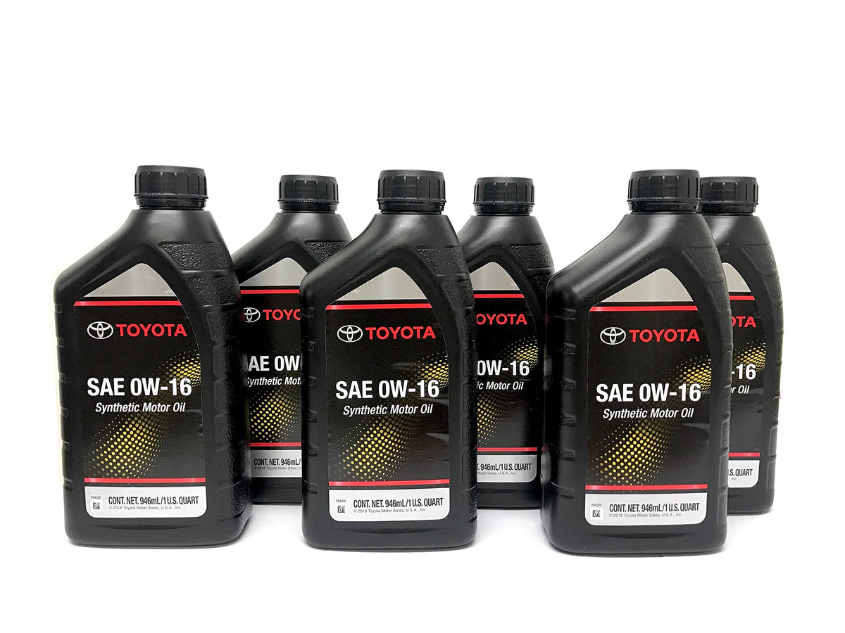 Genuine Genuine Toyota 0W16 Synthetic Oil 1Qt 00279-16Qte