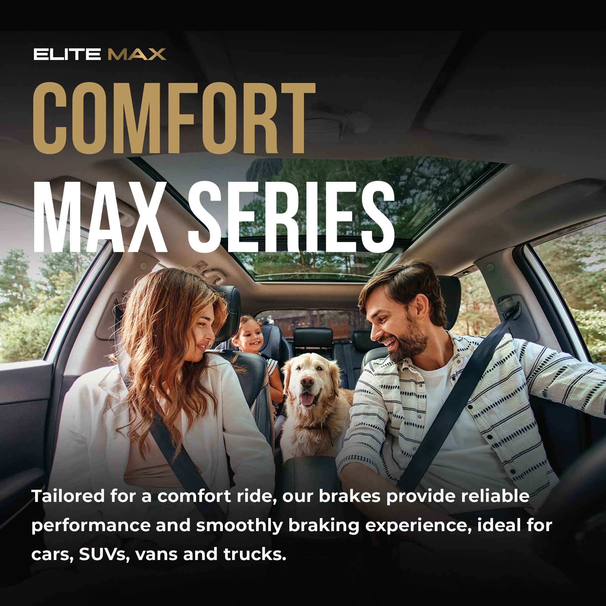 Max Advanced Brakes Rear Brake Kit For 2012-2020 Dodge Grand Caravan Chrysler Town & Country W/Dual Piston Fr Caliper Replacement Geomet Coated Oe Disc Brake Rotors And Ceramic Brake Pads