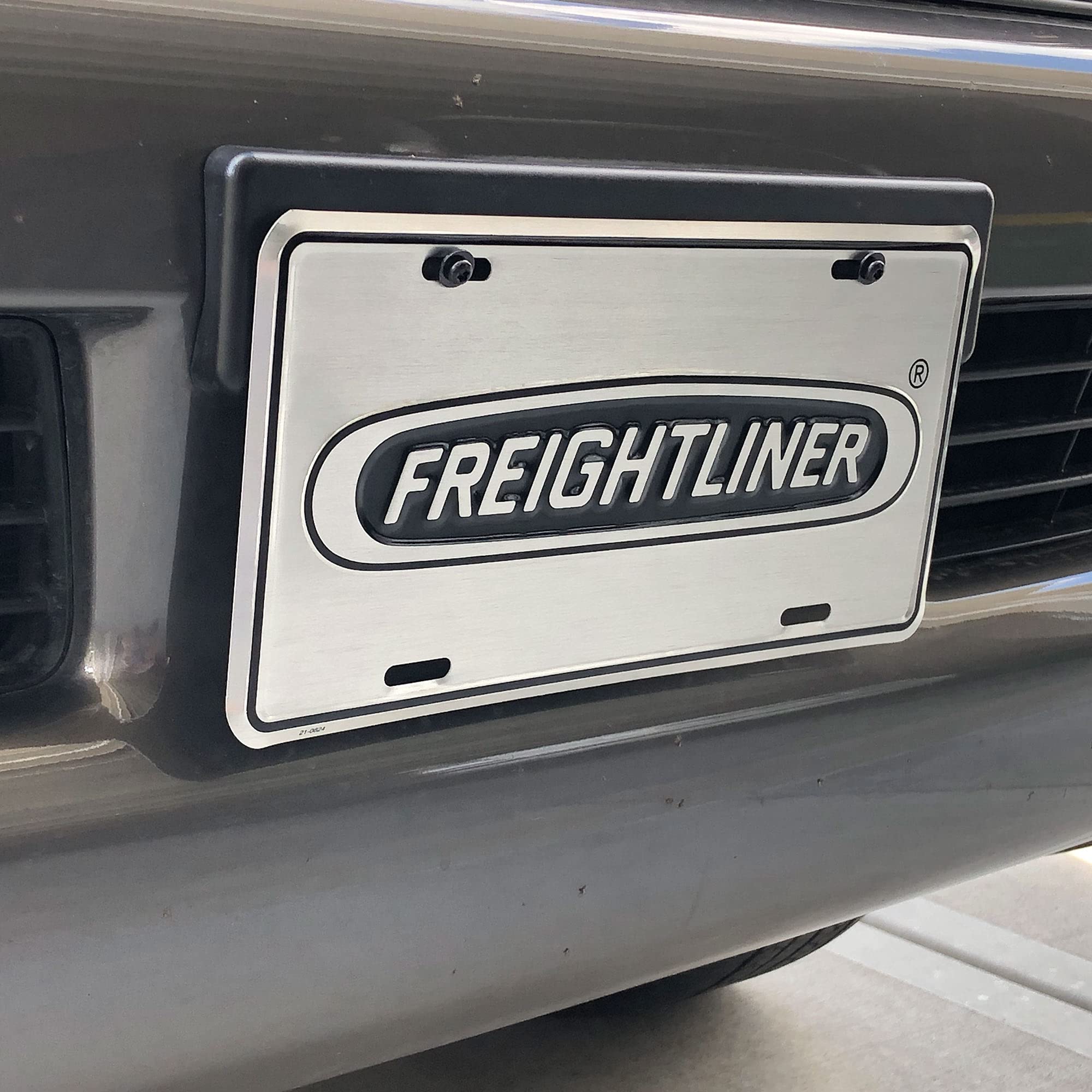 Freightliner Deluxe Aluminum Embossed License Plate