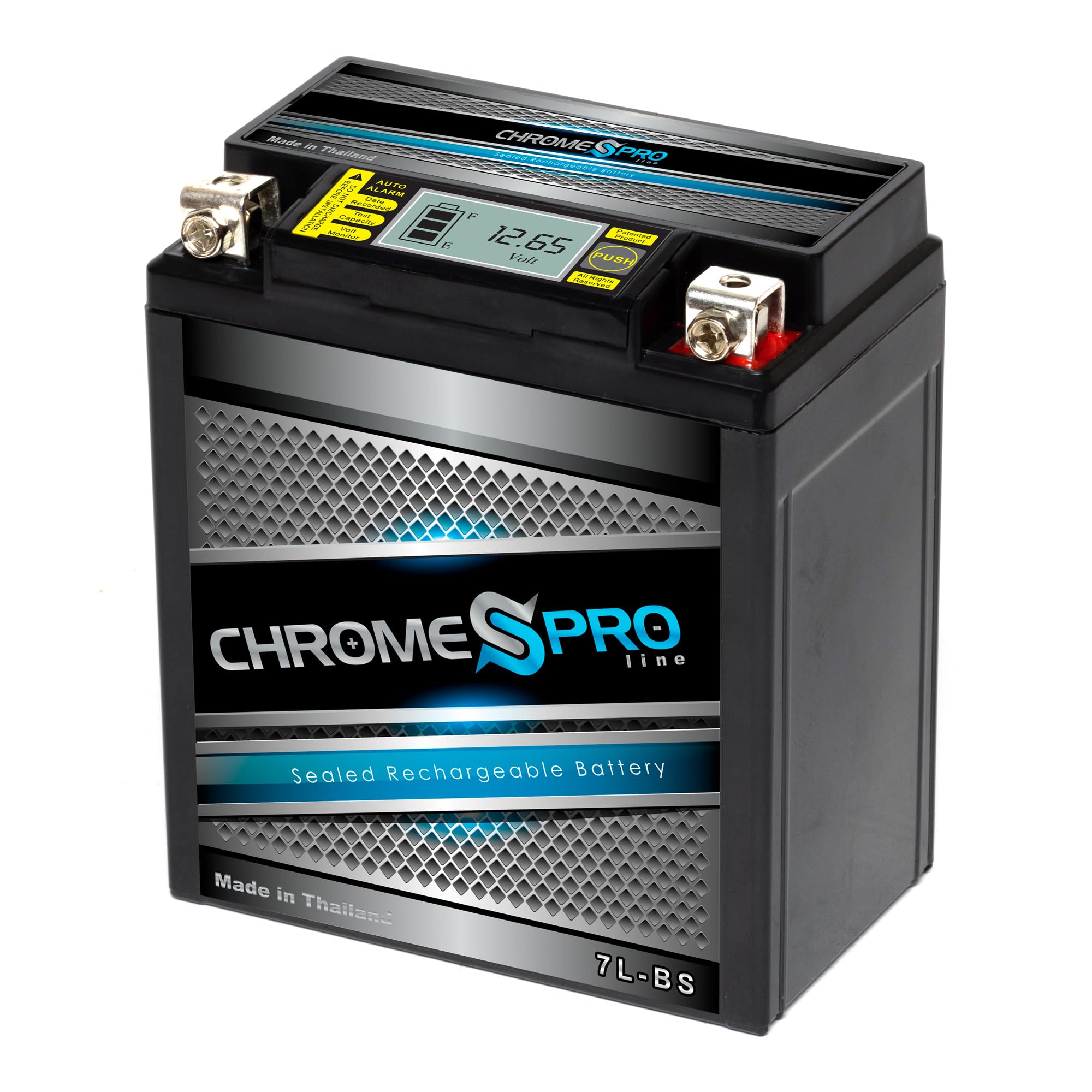 Chrome Pro Ytx7L-Bs High Performance - Maintenance Free - Sealed Igel Motorcycle Battery