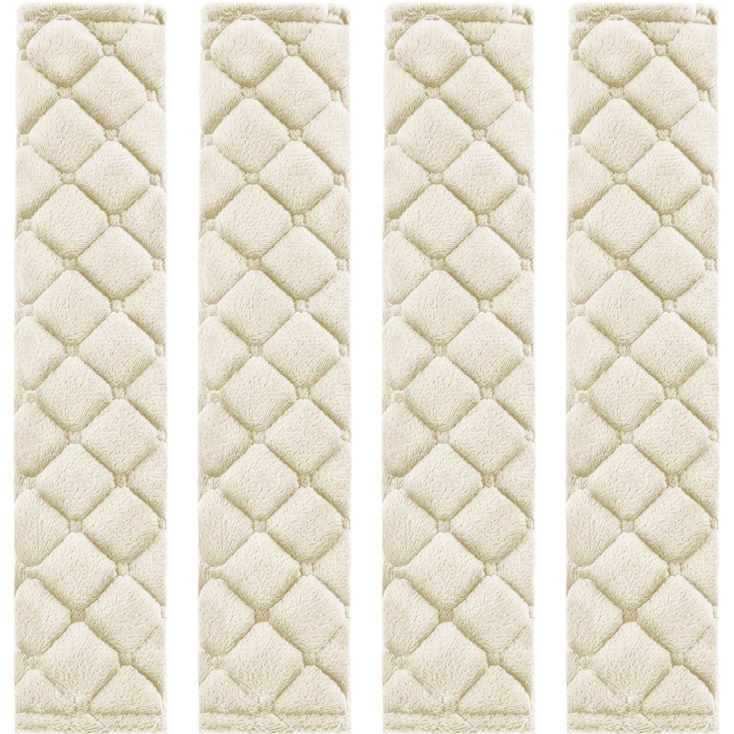 Tatuo 4 Pack Seat Belt Cover Extra Long Seat Belt Pads For Car Seatbelt Protector Soft Comfort Safe Belt Shoulder Strap Covers H