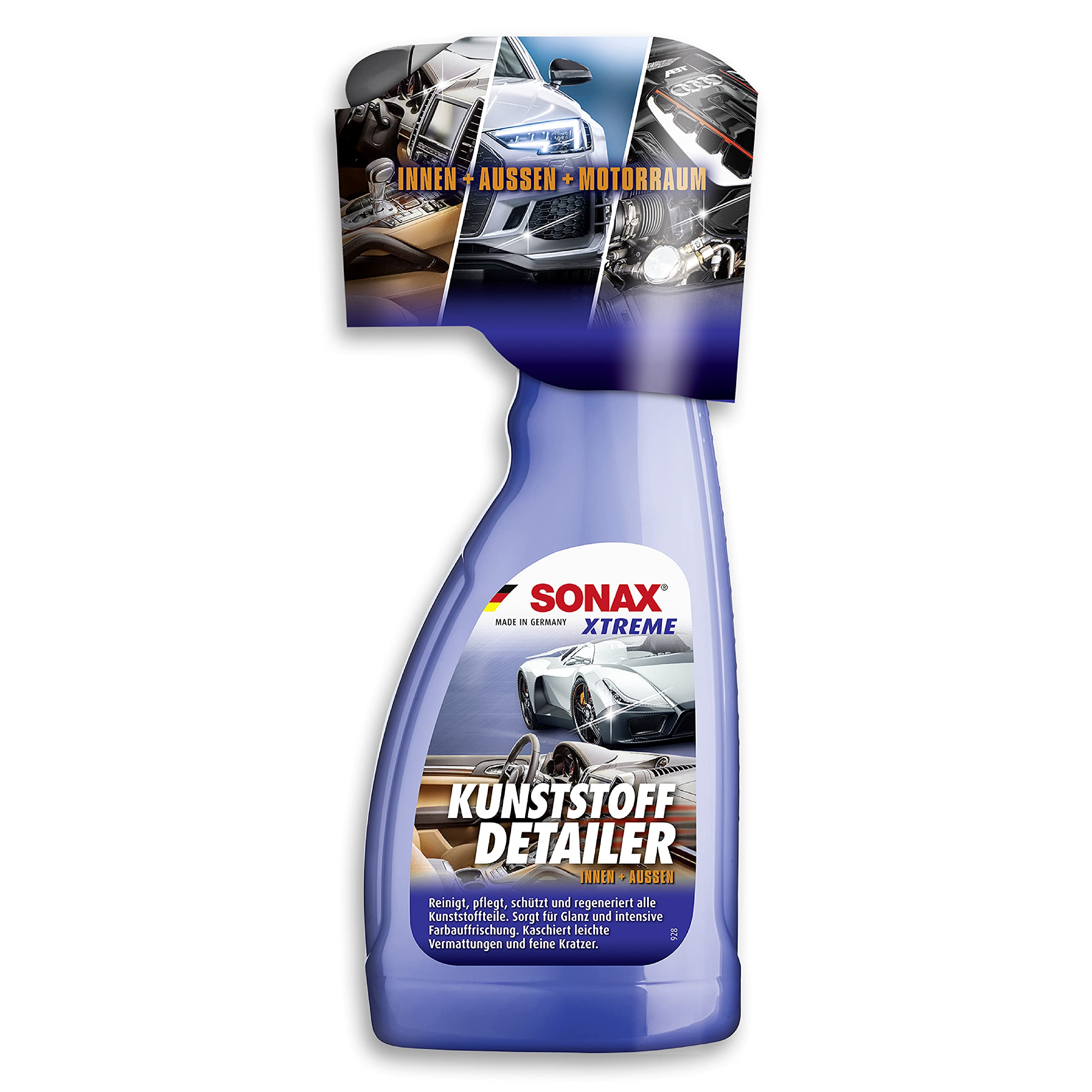 Sonax Xtreme 02552410 Plastic Detailer Inside And Outside (500 Ml) Cleaning, Care And Protection For The Whole Vehicle