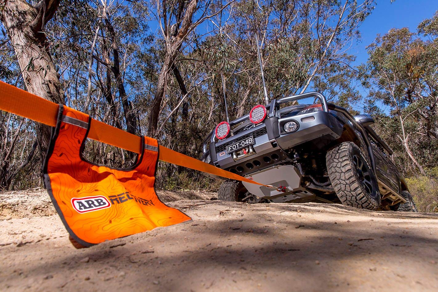 Arb 10100020A Snatch Block Recovery Pulley Of 20000 Lbs, Double The Pulling Force, Ultra Light Design, A Must For Winch Recovery