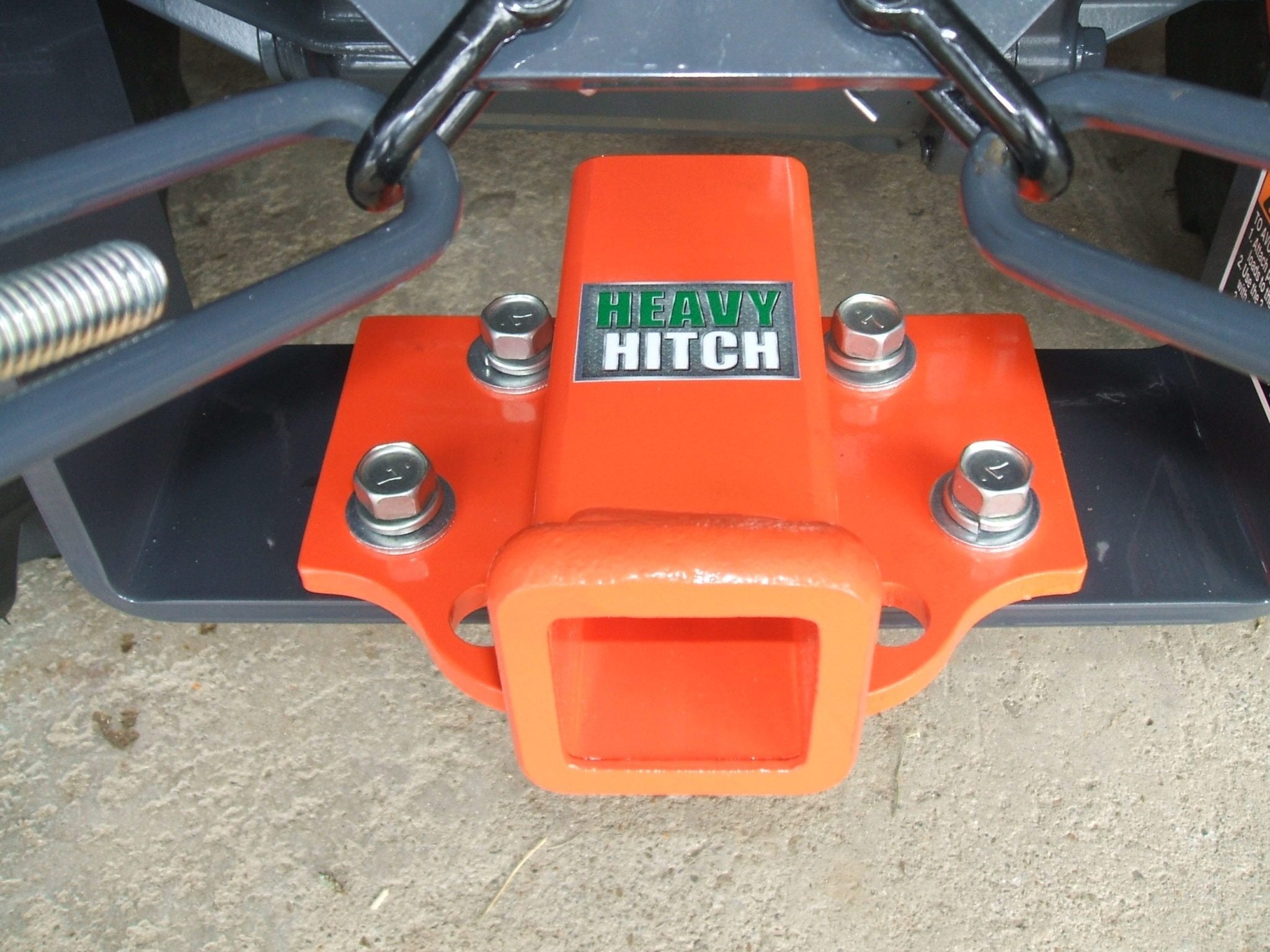 Rear 2' Receiver Hitch Plate For Kubota Bx Series