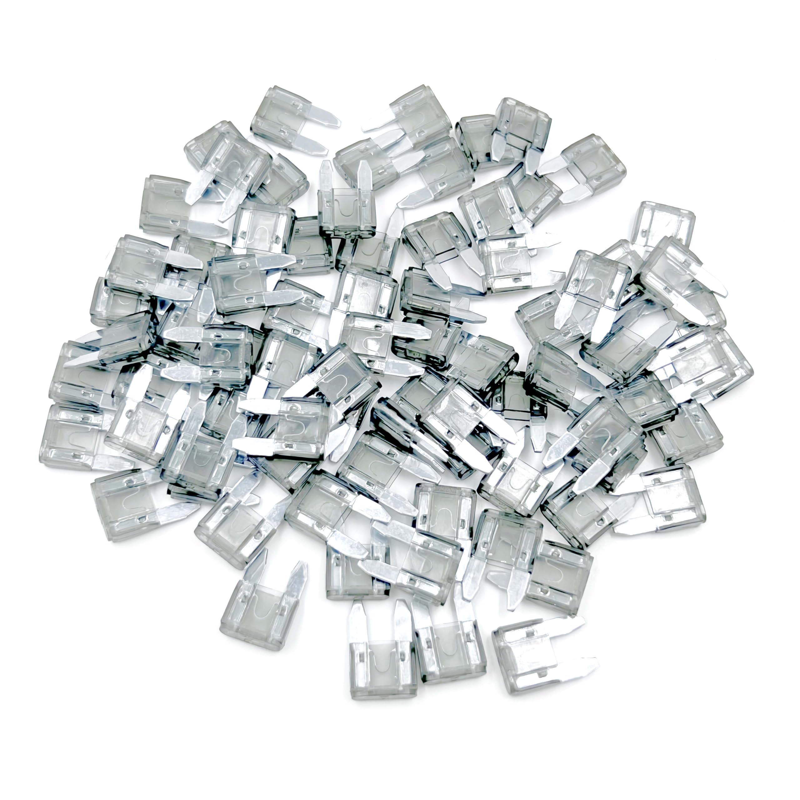 Xjlsgxusg 80Pcs 2Amp Mini Car Fuses, Blade Fuse Assortment Kit For Car, Marine, Truck, Rv Fuse Replacement