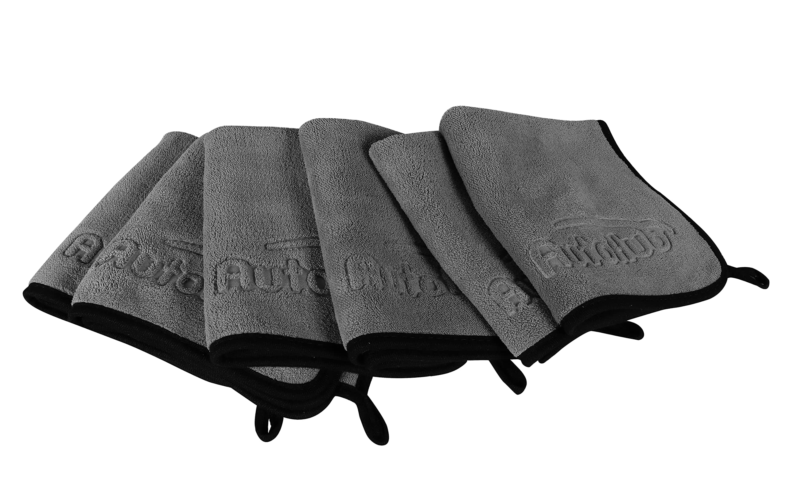 Euro Care Microfiber Cloth 800 GSM  40cm X 40cm  6 PC Double Sided, Thick Plush, Lint Free, Super Water Absorbent Microfiber