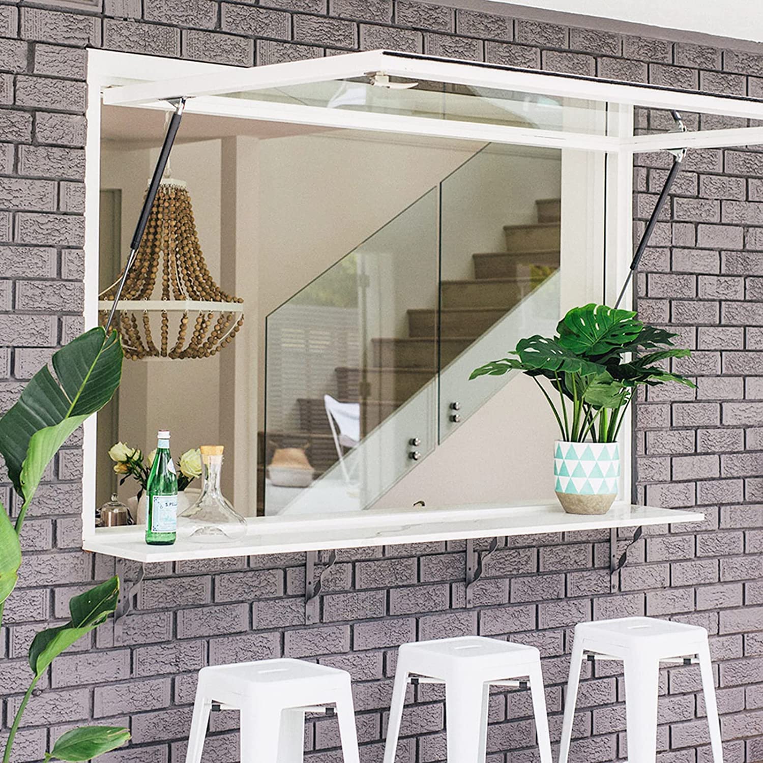 15 Inch 45Lb/200N Per Gas Shock Strut Spring For Tool Box Outdoor Cabinets Boat Bed Cover Door Lids And Other Custom Heavy Duty