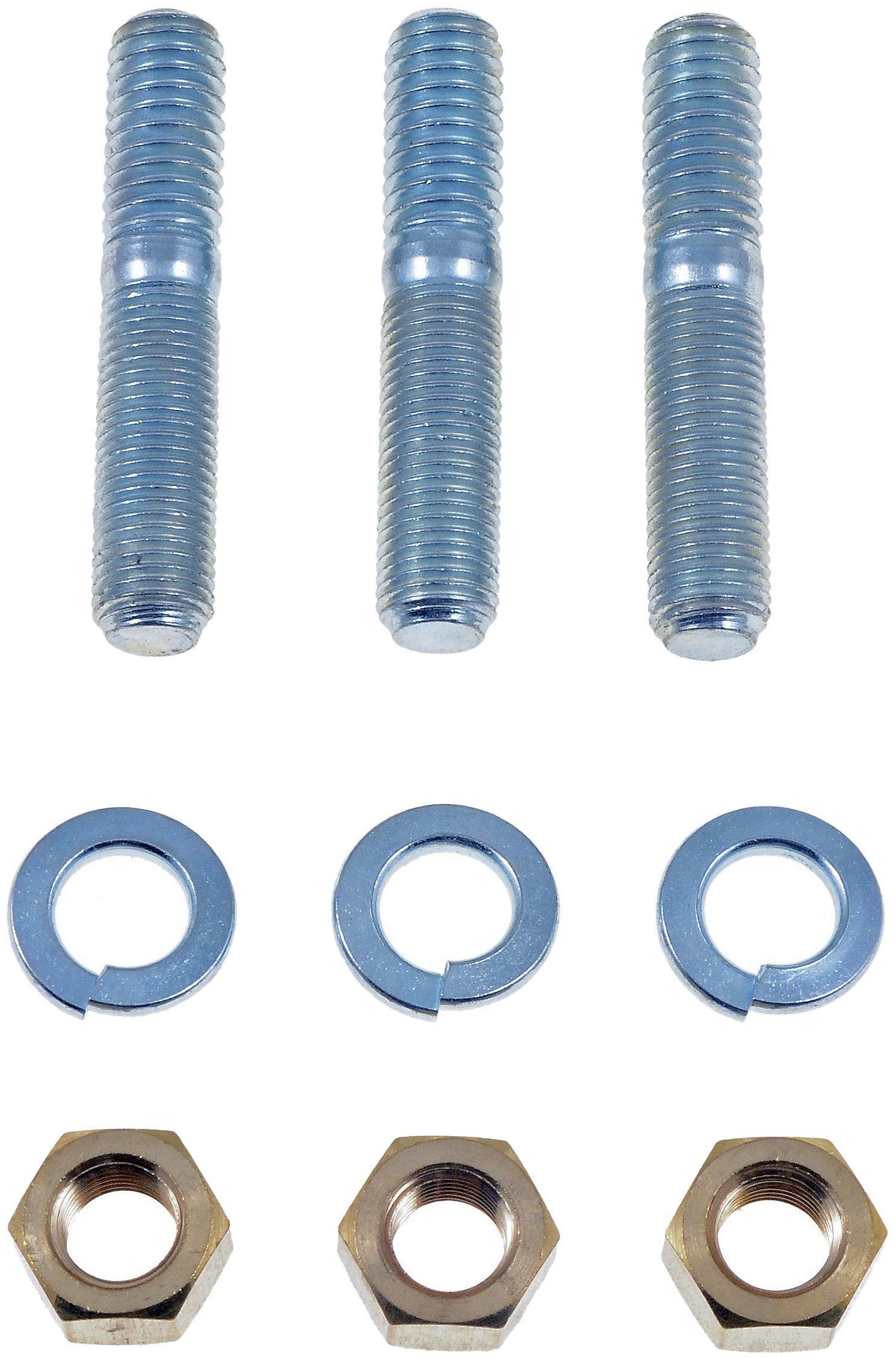 Dorman 03103 Front Exhaust Stud Kit - 3/8-24 X 2 In. Compatible With Select Chrysler / Dodge / Plymouth Models
