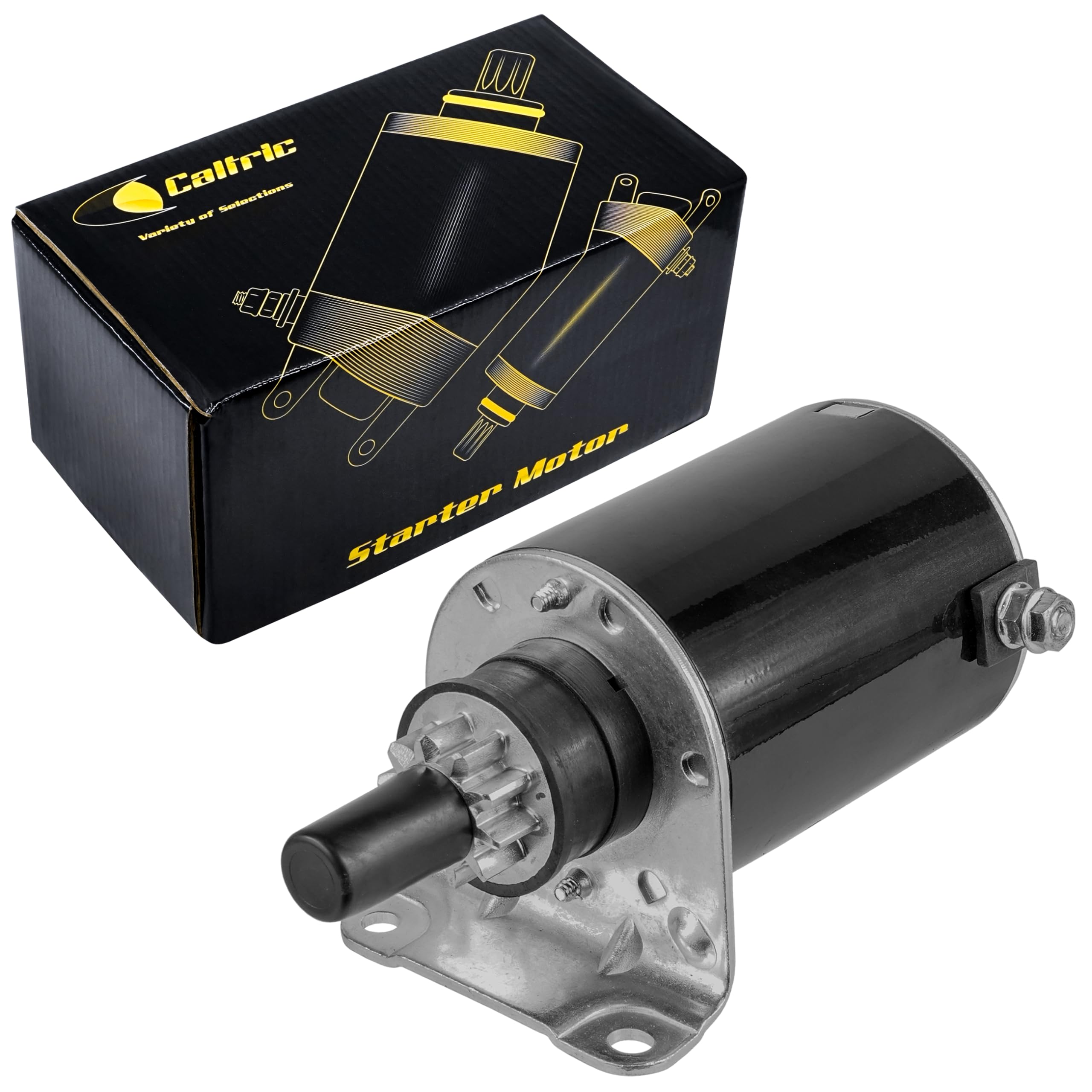 Caltric Starter Compatible with John Deere Tractor Lawn LT180 LTR180 X320 X324 X360 / MIA11564